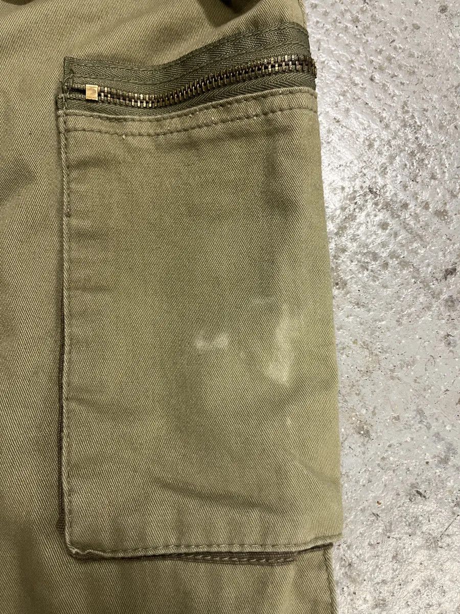Just Cavalli SS2005 Cavalli Olive Military Multi Zips Cargo Pants Size US 30 / EU 46 - 6 Thumbnail