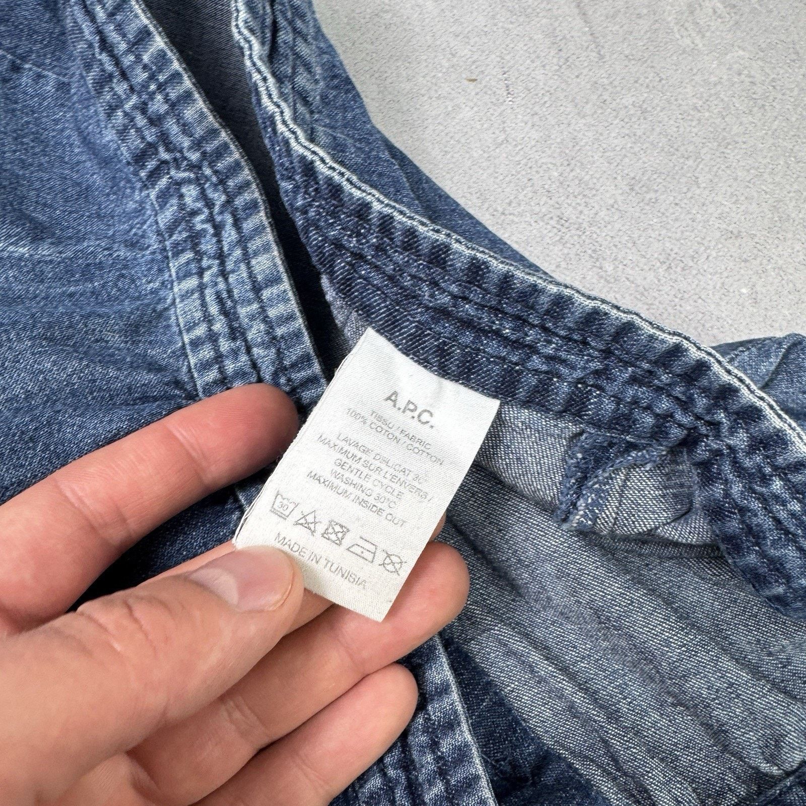A.P.C. APC Women Denim Skirt Midi Size 38 Blue Jeans Size 27" / US 4 / IT 40 - 12 Thumbnail