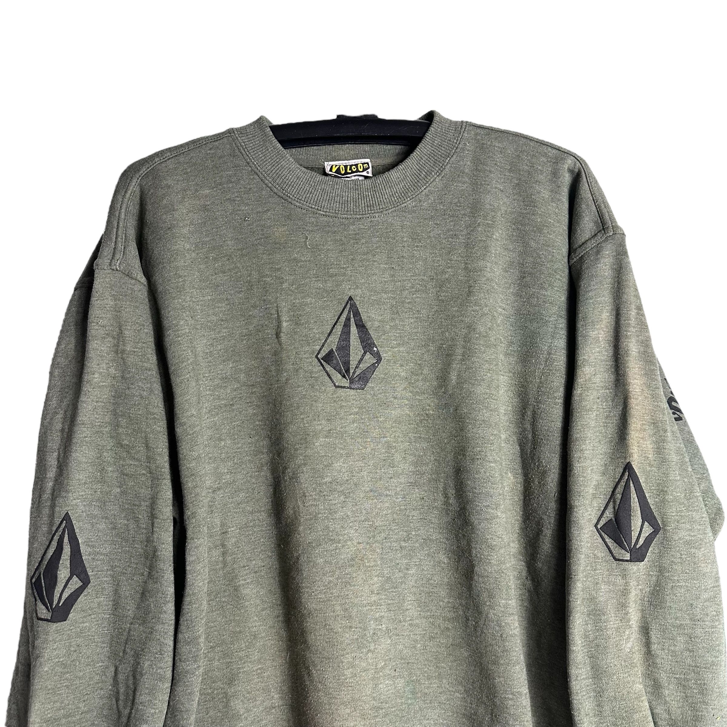 Vintage × Volcom 🔥RARE🔥Vintage 90s Volcom Crisp Stone Skateboard Sweatshirt Size US M / EU 48-50 / 2 - 2 Thumbnail