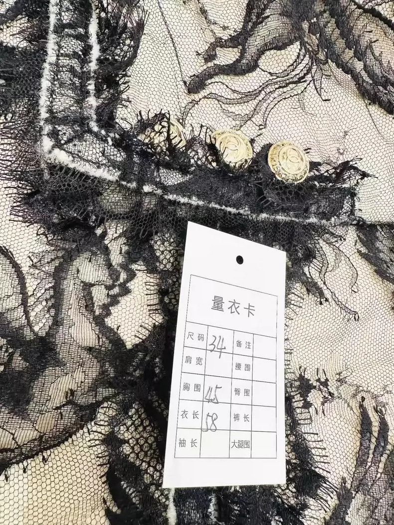 Chanel Chanel Black lace espos jacket Size XXS / US 00 / IT 34 - 6 Thumbnail