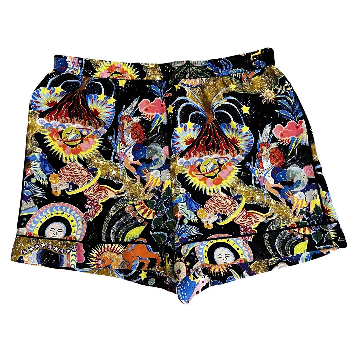 Dior Christian Dior 2021SS Mythological Printed Silk Shorts Size 38" / US 16 / IT 52 - 1 Thumbnail