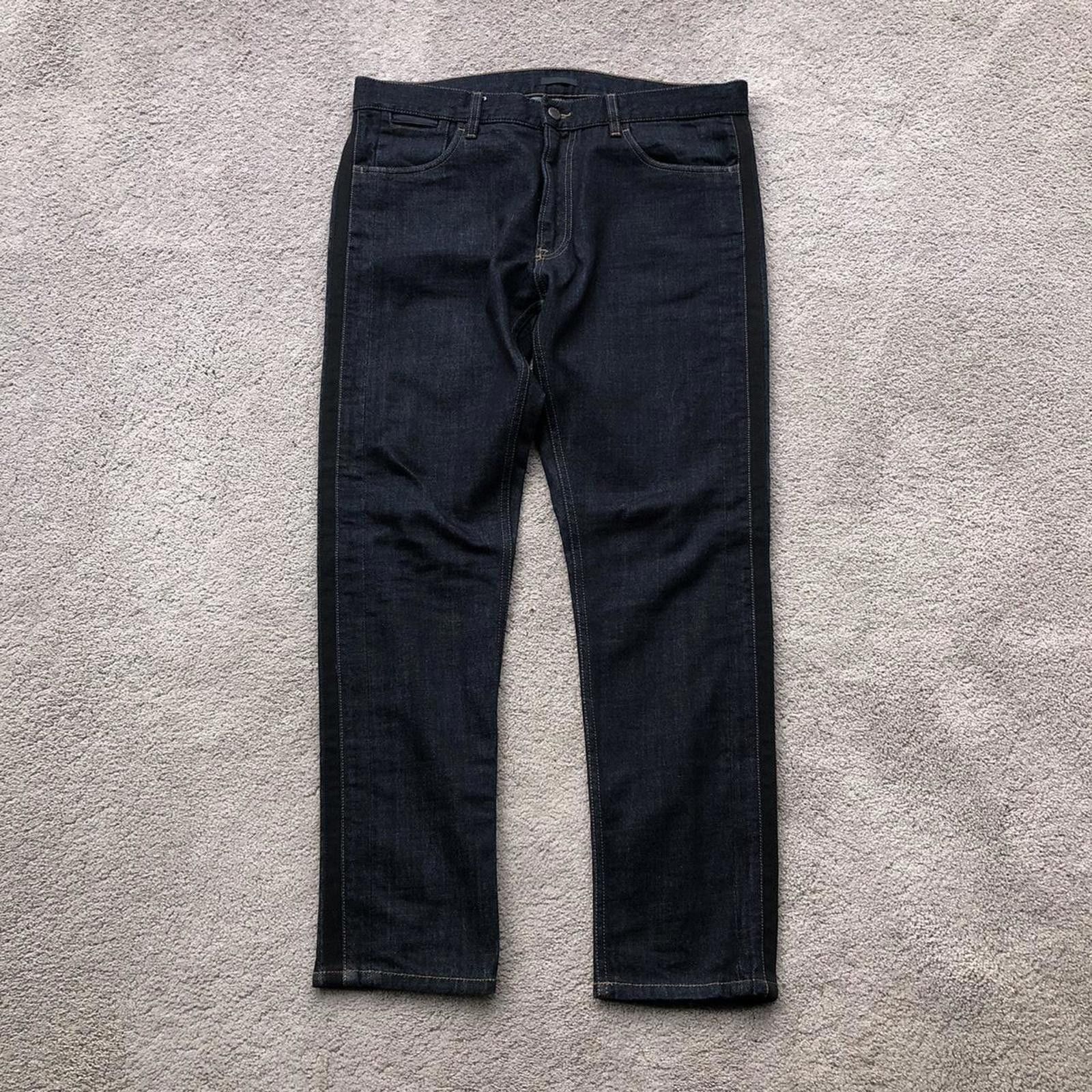 Prada Prada Side Stripe Denim Jeans Size US 33 - 1 Thumbnail