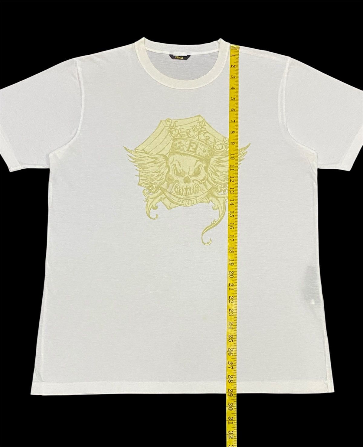 Fendi Fendi Skull Crewneck T-Shirt Size US L / EU 52-54 / 3 - 14 Thumbnail