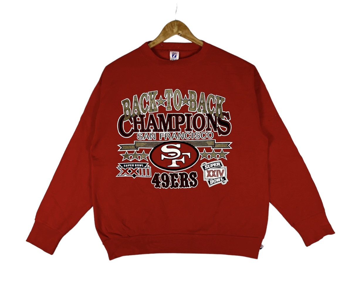 image of San Francisco 49Ers x Vintage San Francisco Nice Design in Red, Men's (Size Medium)