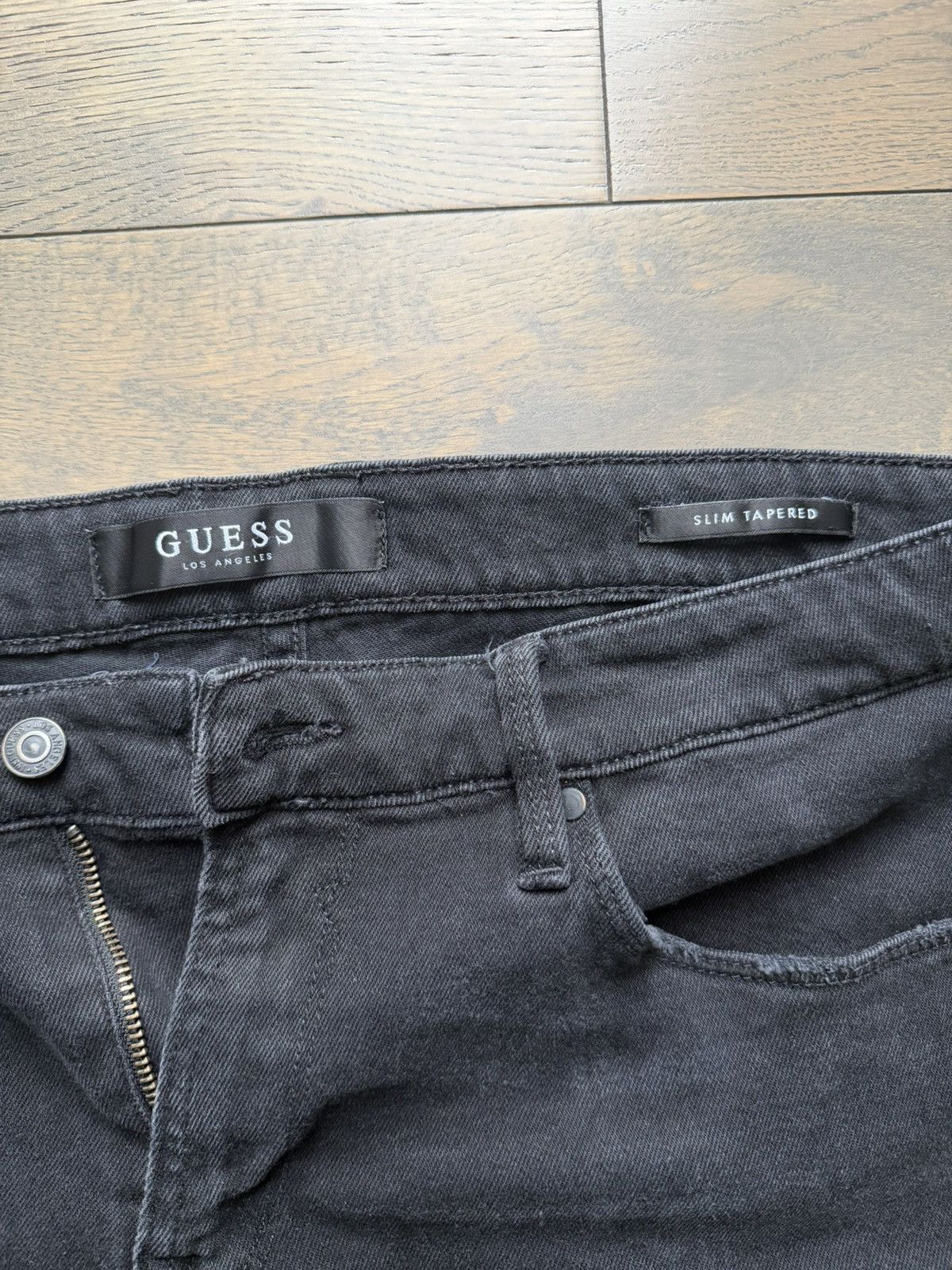 Guess Guess Los Angeles Slim Tapered Jeans Size US 38 / EU 54 - 3 Thumbnail