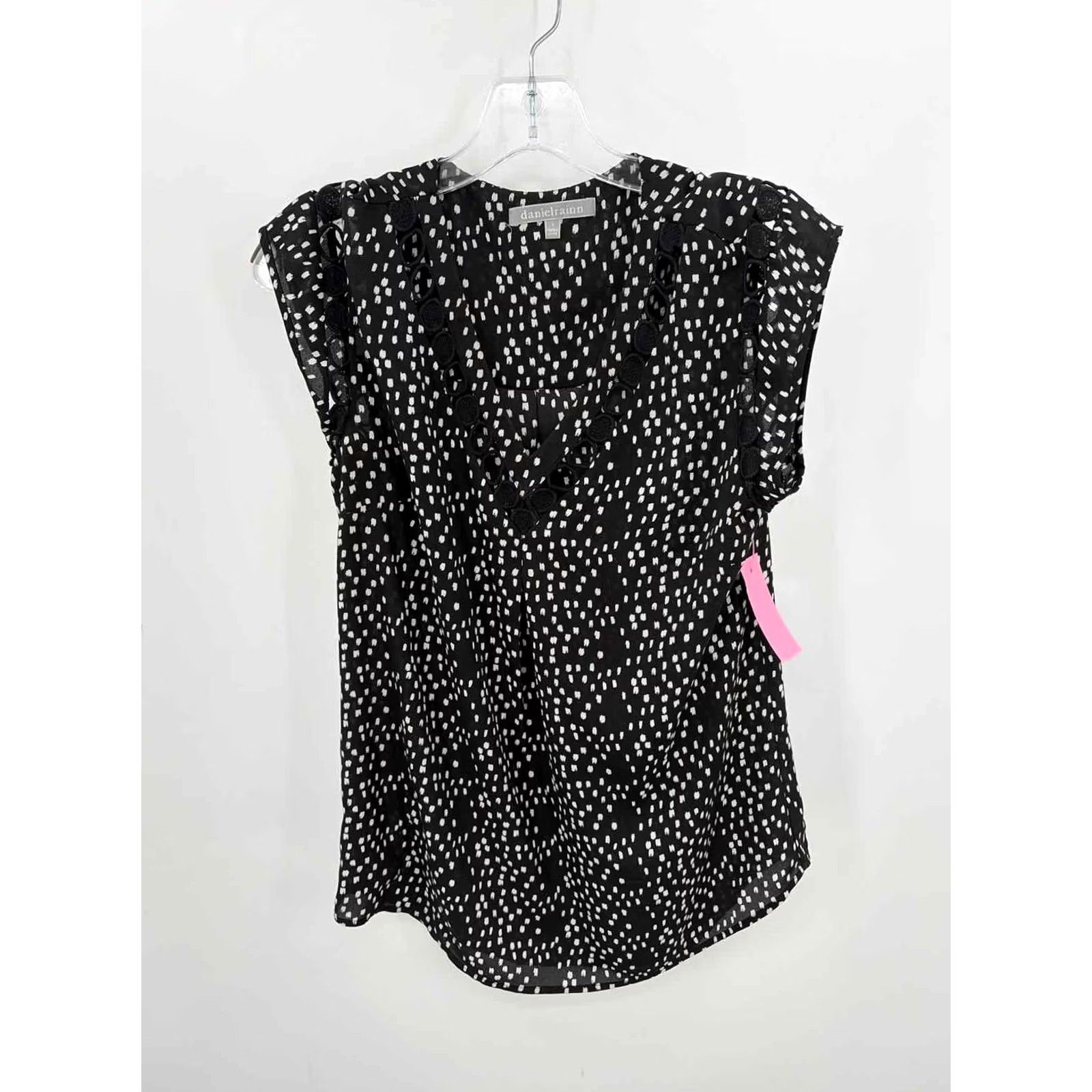 Vintage Daniel Rainn Black Blouse Size Small Size S / US 4 / IT 40 - 4 Thumbnail