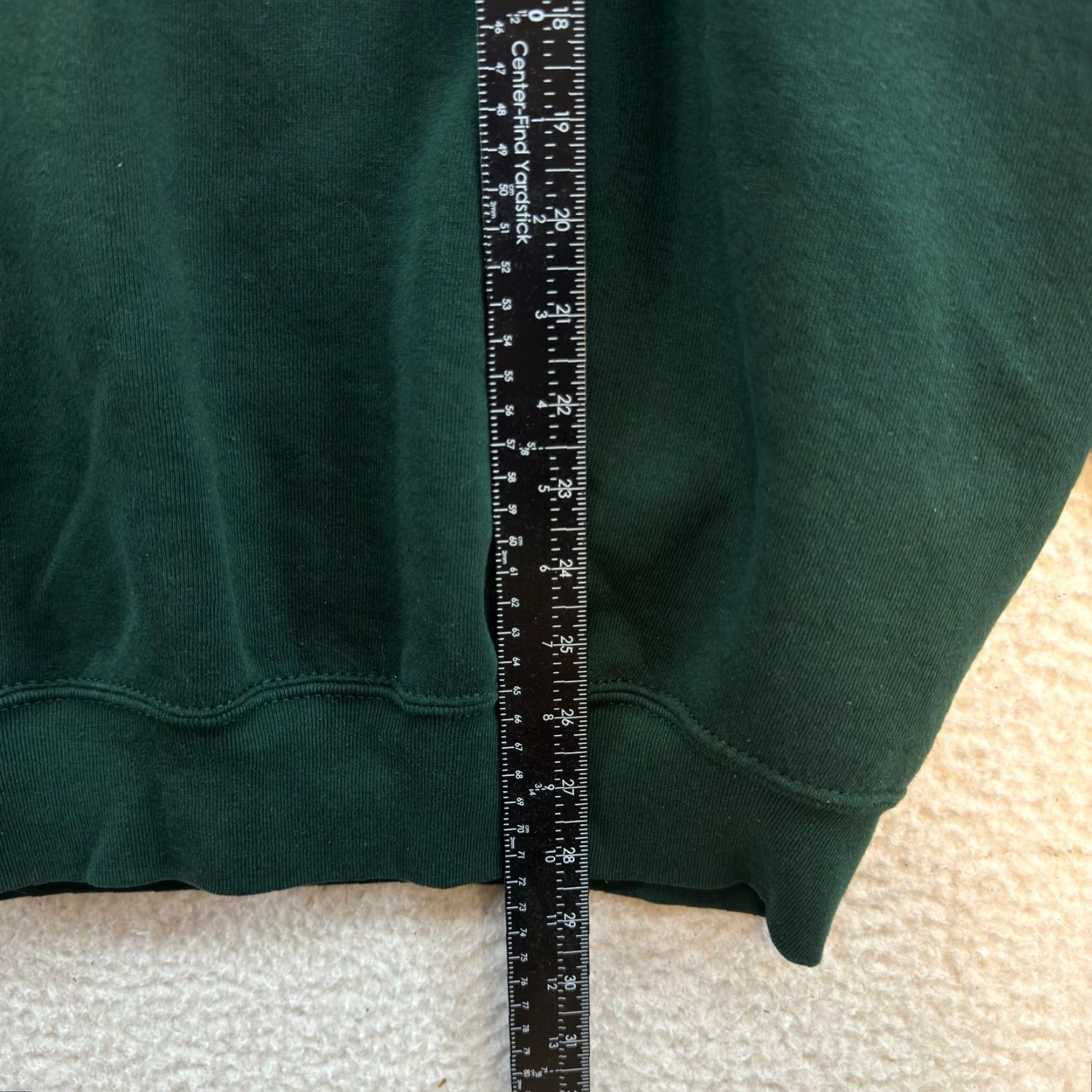 Fruit Of The Loom VINTAGE Fruit of the Loom Sweatshirt XL Hunter WVWC Campus Activities Board Bus Green 1990s Mens Size US XL / EU 56 / 4 - 7 Thumbnail