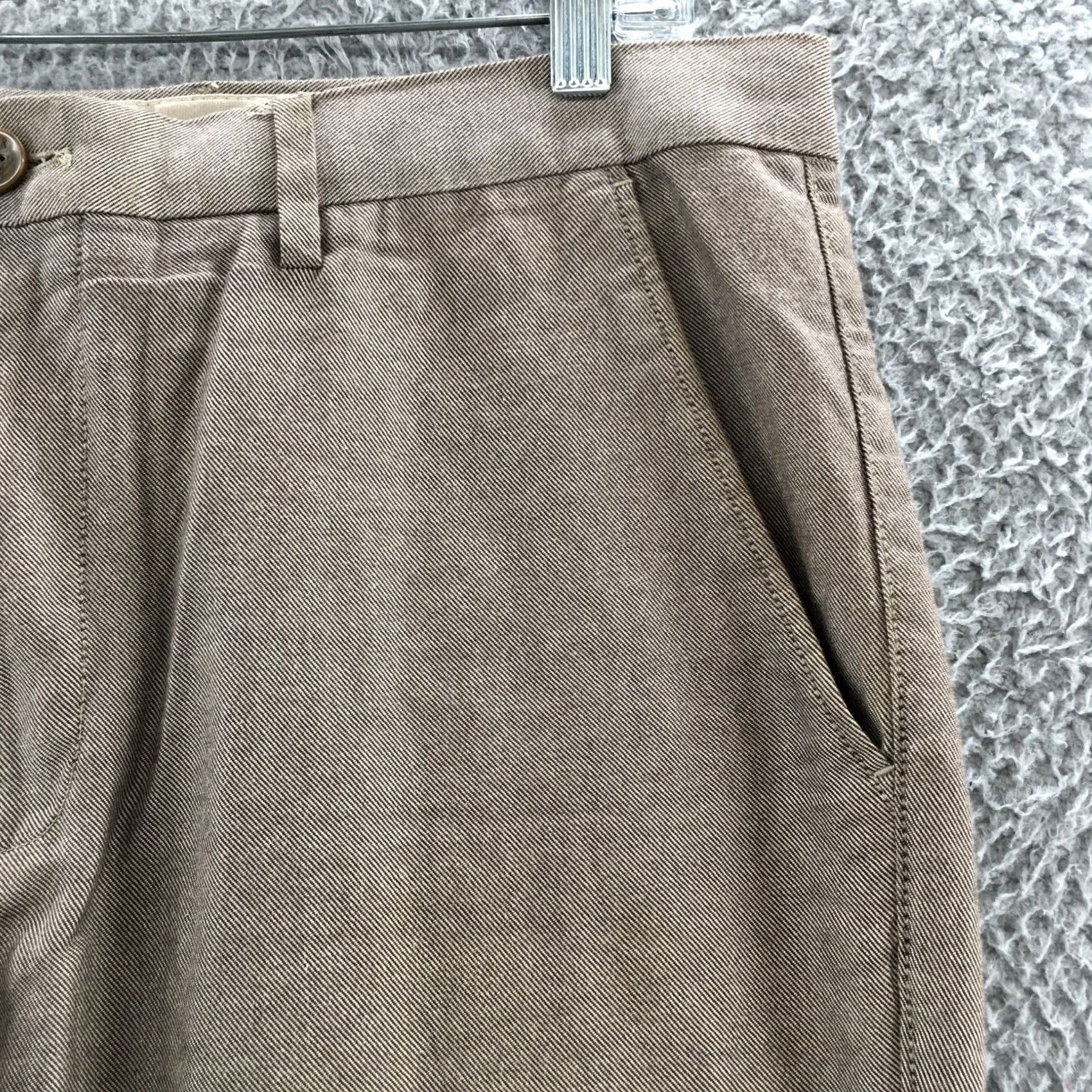 Banana Republic Banana Republic Kentfield Chino Pants Mens 34x30 Brown Mid Rise Chino Pant Mens Regular Straight Brown Mens Size US 34 / EU 50 - 5 Thumbnail