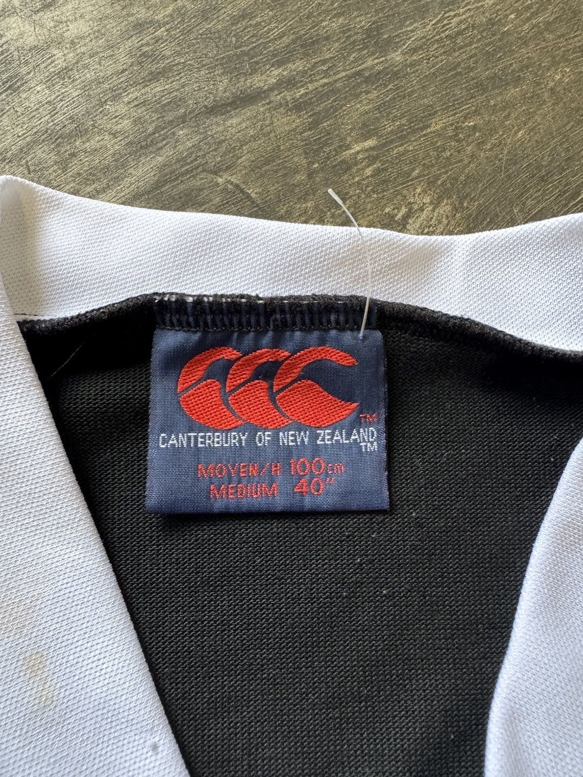 Canterbury of New Zealand 1992 WESTERN SUBURBS MAGPIES RUGBY BY CANTERBURY SHIRT Size US M / EU 48-50 / 2 - 8 Thumbnail