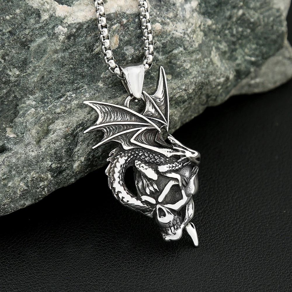 Other Flame Dragon Pendant Necklace Size ONE SIZE - 5 Thumbnail