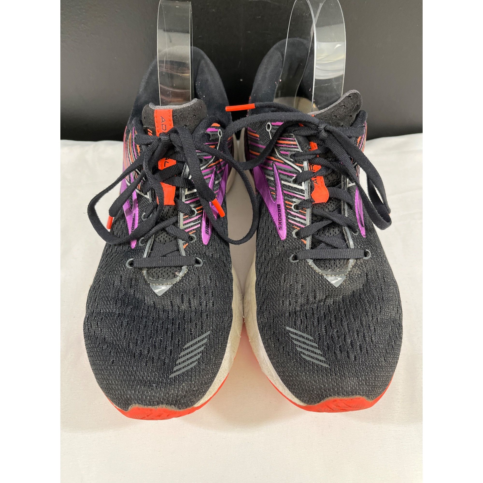 Brooks Brooks Adrenaline GTS 19 Women's Black Running Sneakers Size Size US 10 / IT 40 - 2 Thumbnail