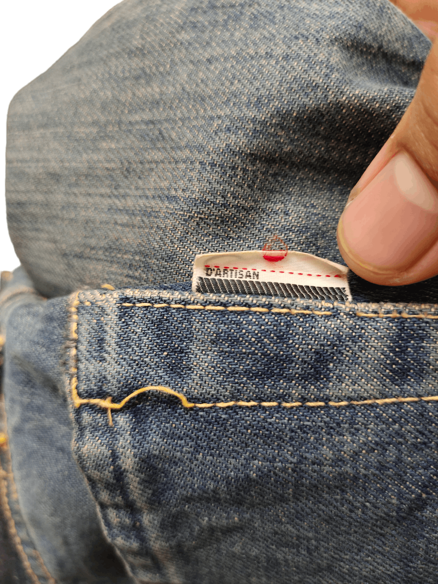 Studio D'Artisan 1990s Studio D Artisan Lot 0205 Selvedge Distress Jeans Size US 30 / EU 46 - 16 Thumbnail