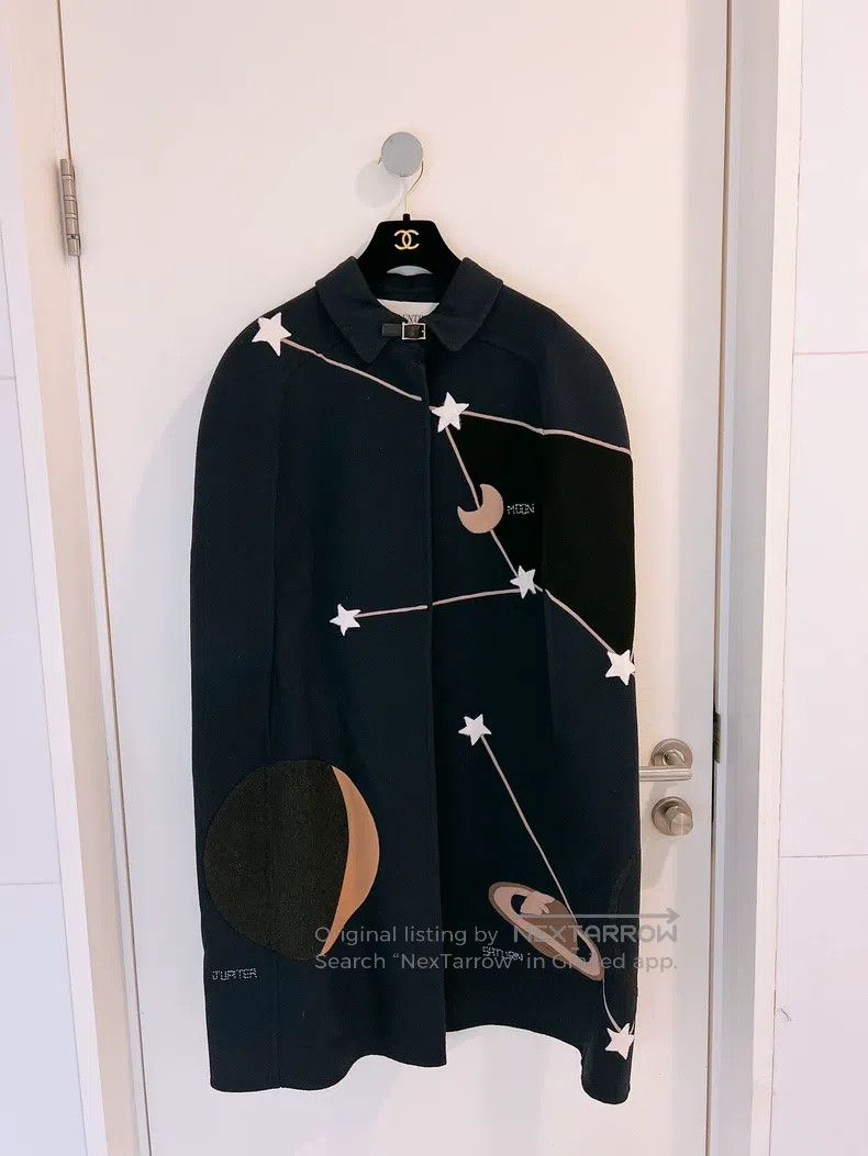 Valentino Valentino Starry sky cape coat Size L / US 10 / IT 46 - 1 Thumbnail