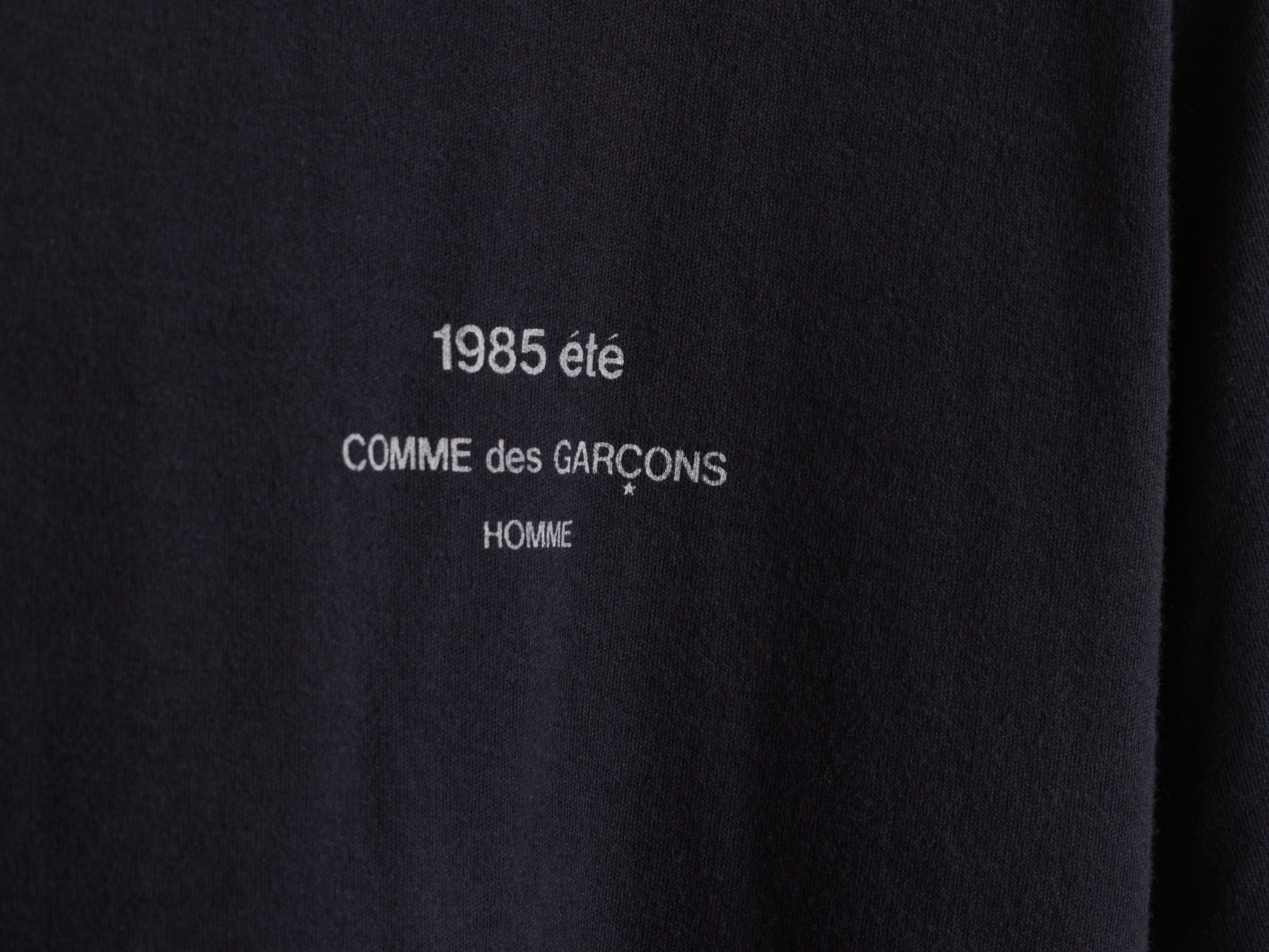 Comme des Garcons Homme SS1985 COMME des GARÇONS HOMME LOGO PRINT T-SHIRT Size US M / EU 48-50 / 2 - 4 Thumbnail
