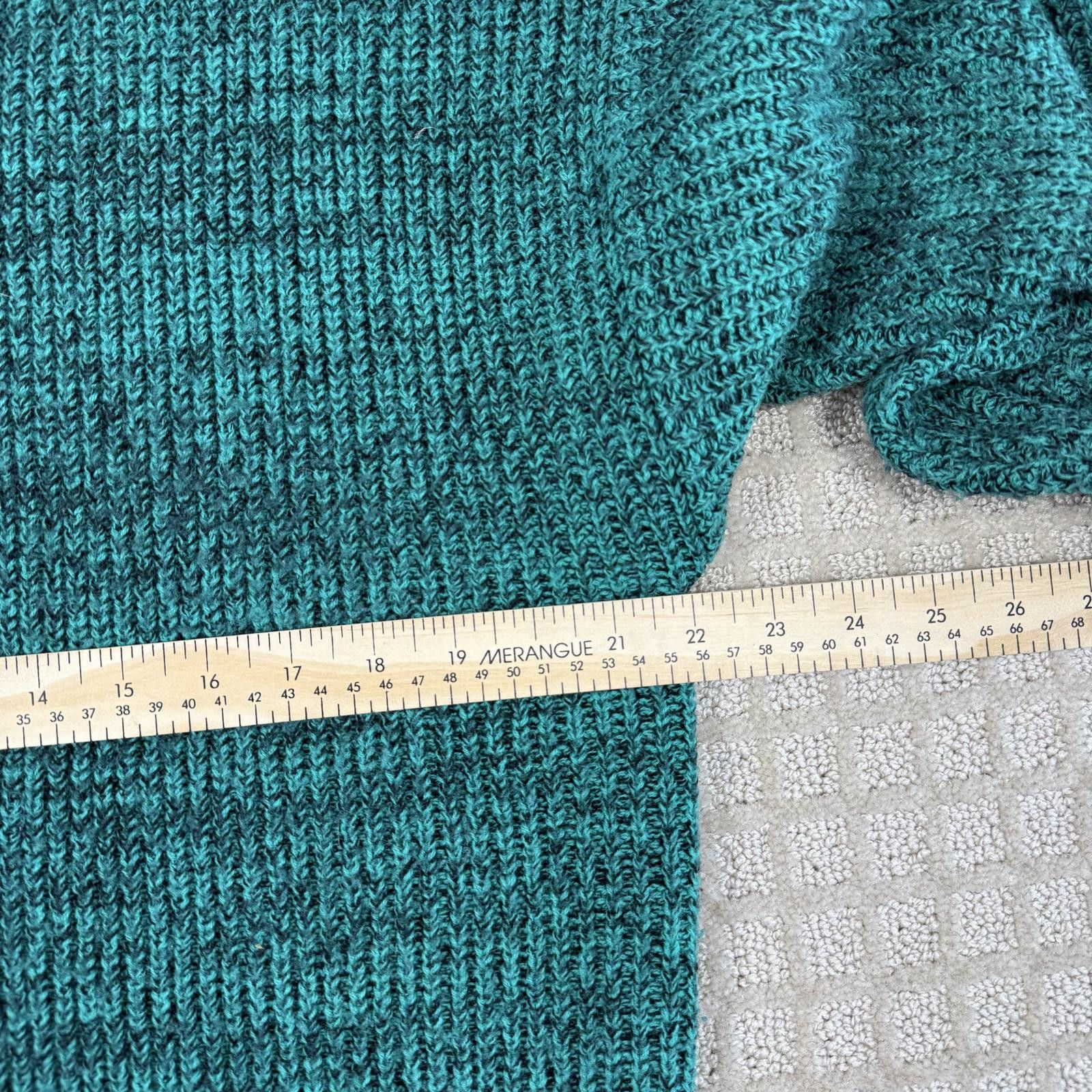 Point Zero Vintage Point Zero Knit Sweater Teal Mens Small Size US S / EU 44-46 / 1 - 3 Thumbnail