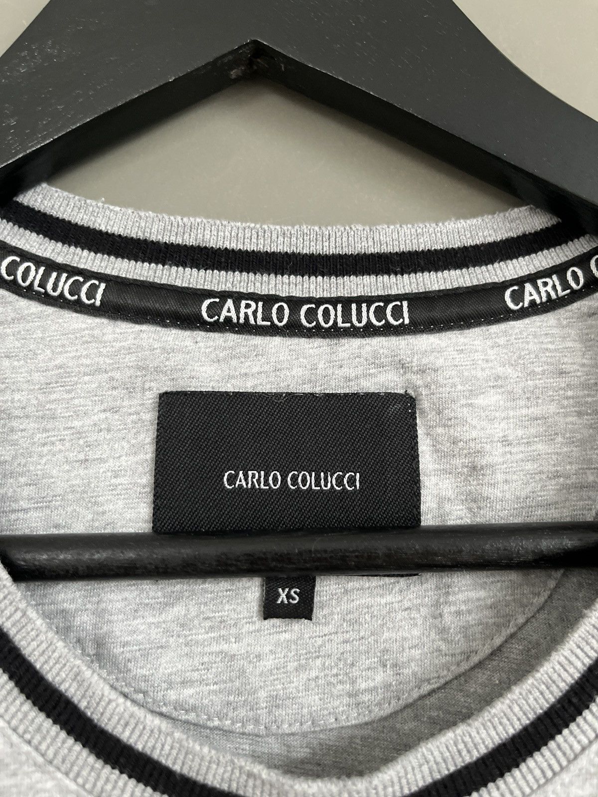 Carlo Colucci Carlo Colucci Gray Big Logo Tank Top T-shirt Size US S / EU 44-46 / 1 - 3 Thumbnail