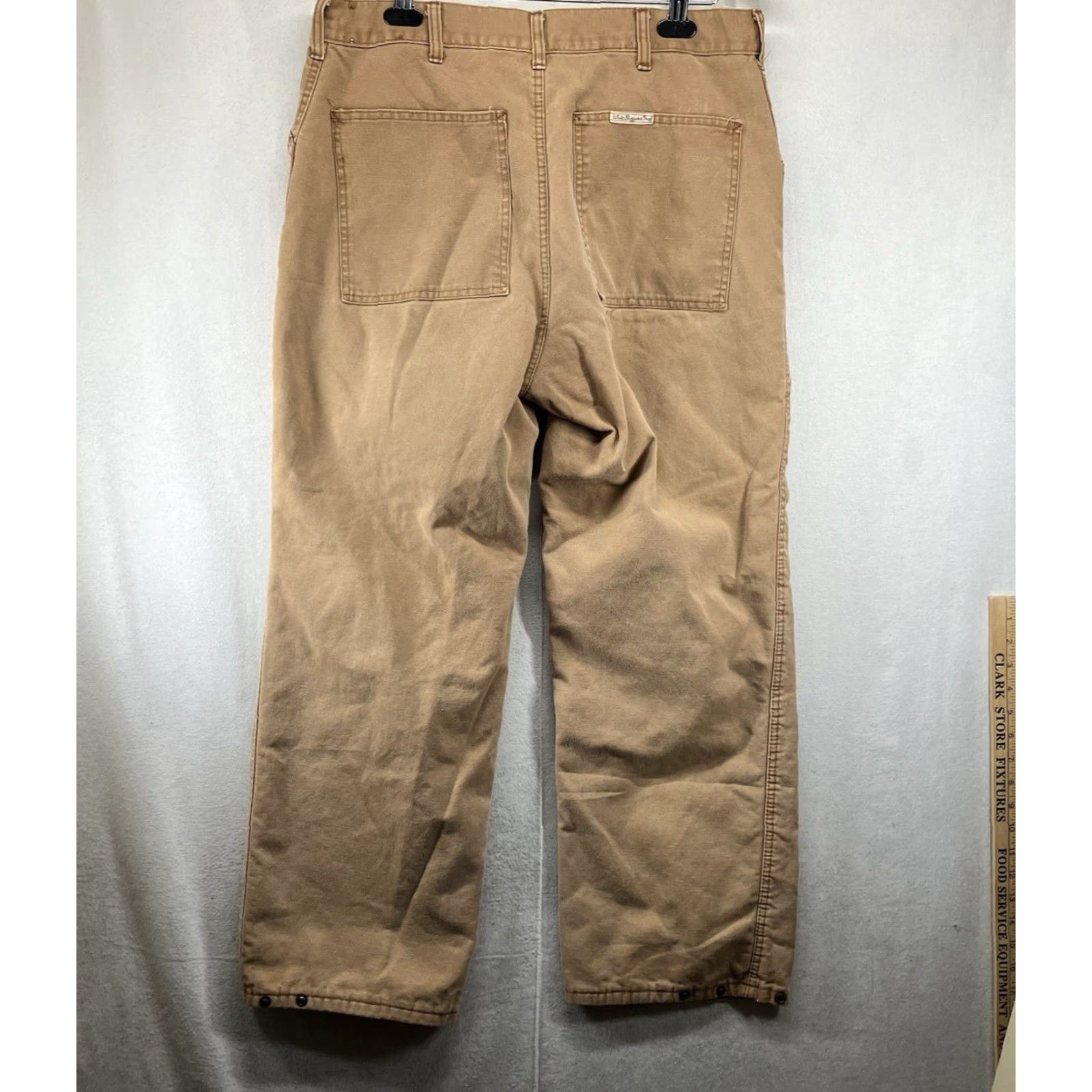 Walls VINTAGE Walls Blizzard Pruf Pants Mens 34x28 Canvas Insulated 3M Thinsulate Brown 5-Pocket Workwear Casual 80s Grunge USA Mens Size US 34 / EU 50 - 2 Thumbnail