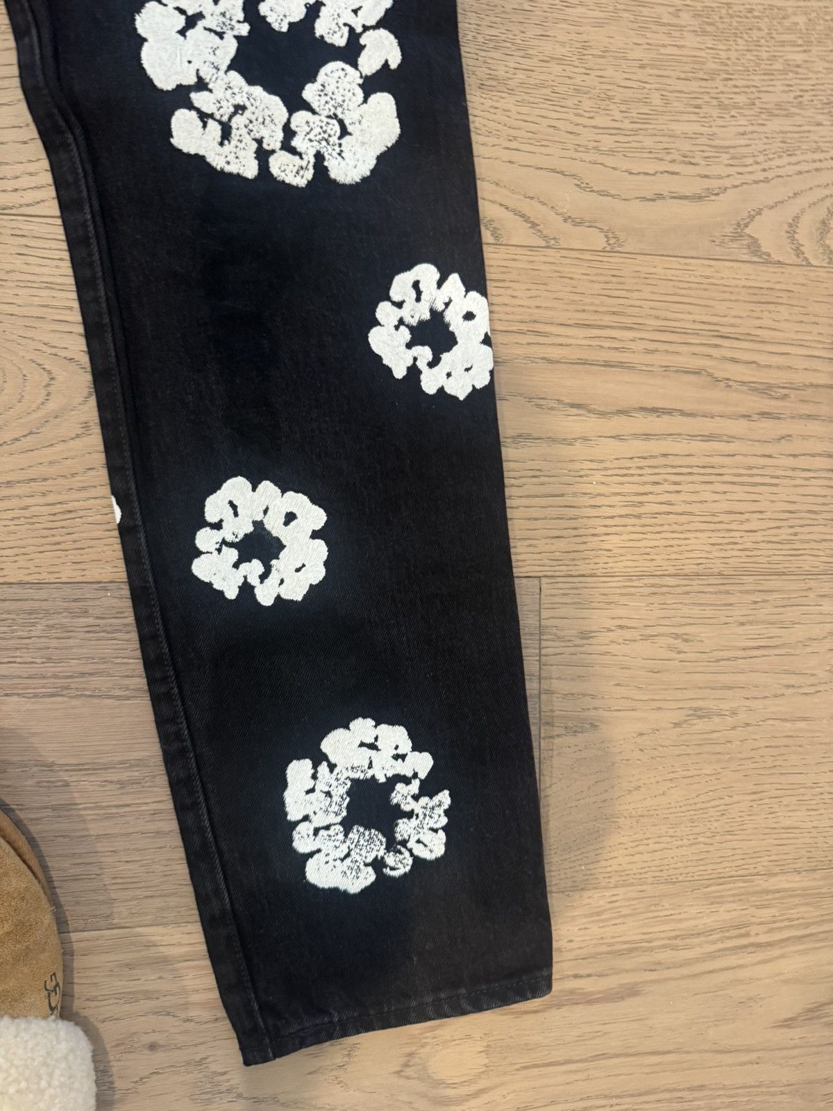DENIM TEARS × Levi's Denim Tears Cotton Wreath Levi’s 501 – Black (W32) Size US 32 / EU 48 - 4 Thumbnail
