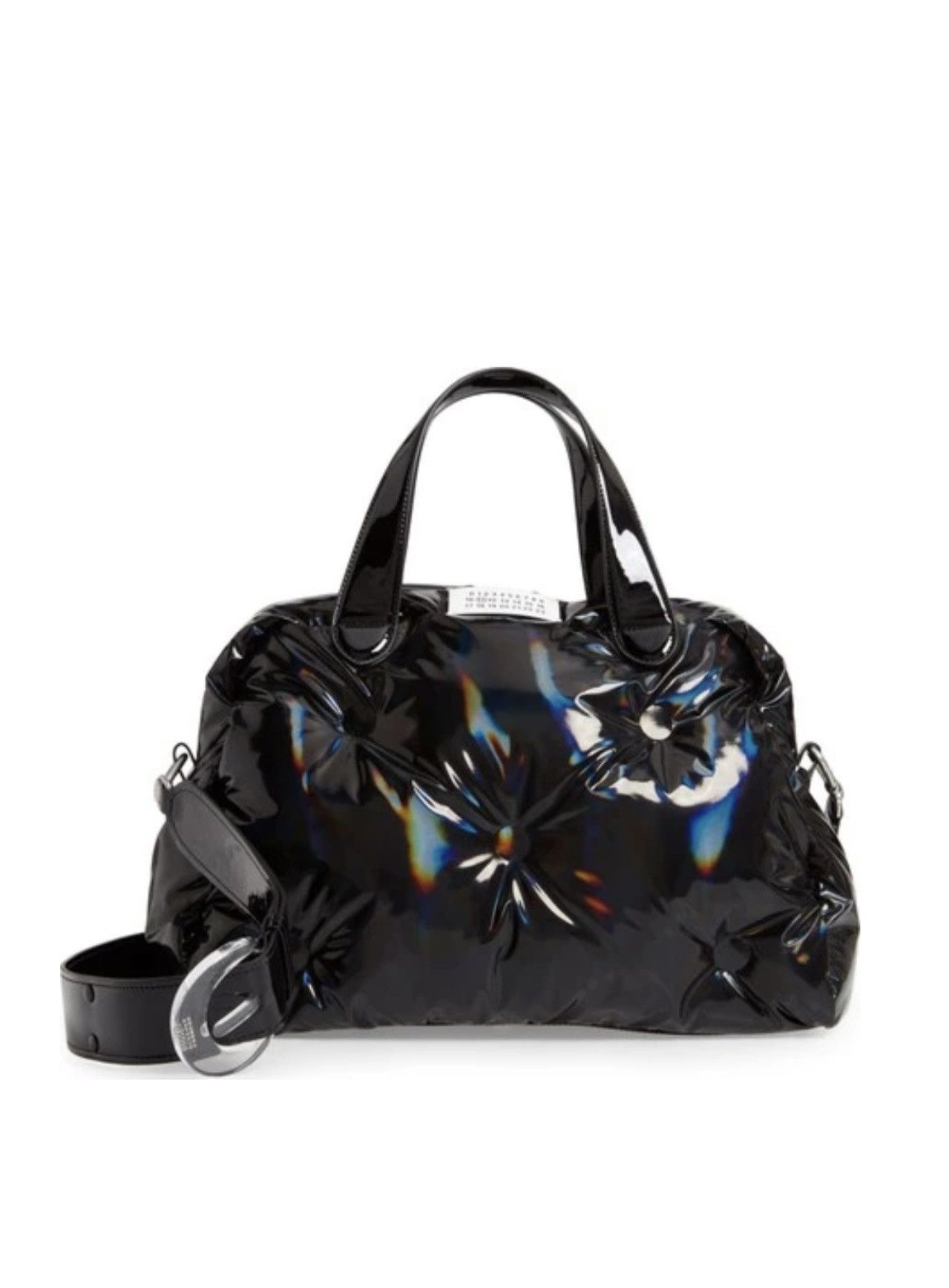 Maison Margiela Maison Margiela glam slam black hologram bag Size ONE SIZE - 1 Thumbnail