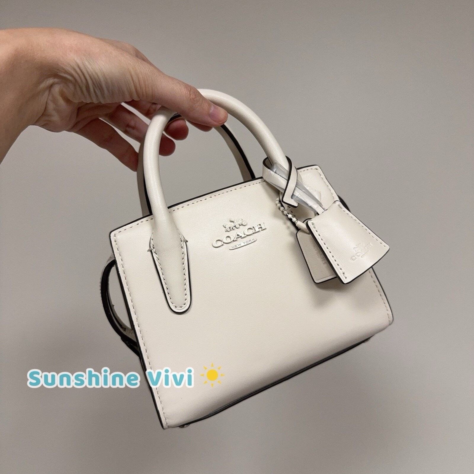 Coach NWT Coach Andrea MINI Carryall Crossbody CO974 Chalk Size ONE SIZE - 1 Thumbnail