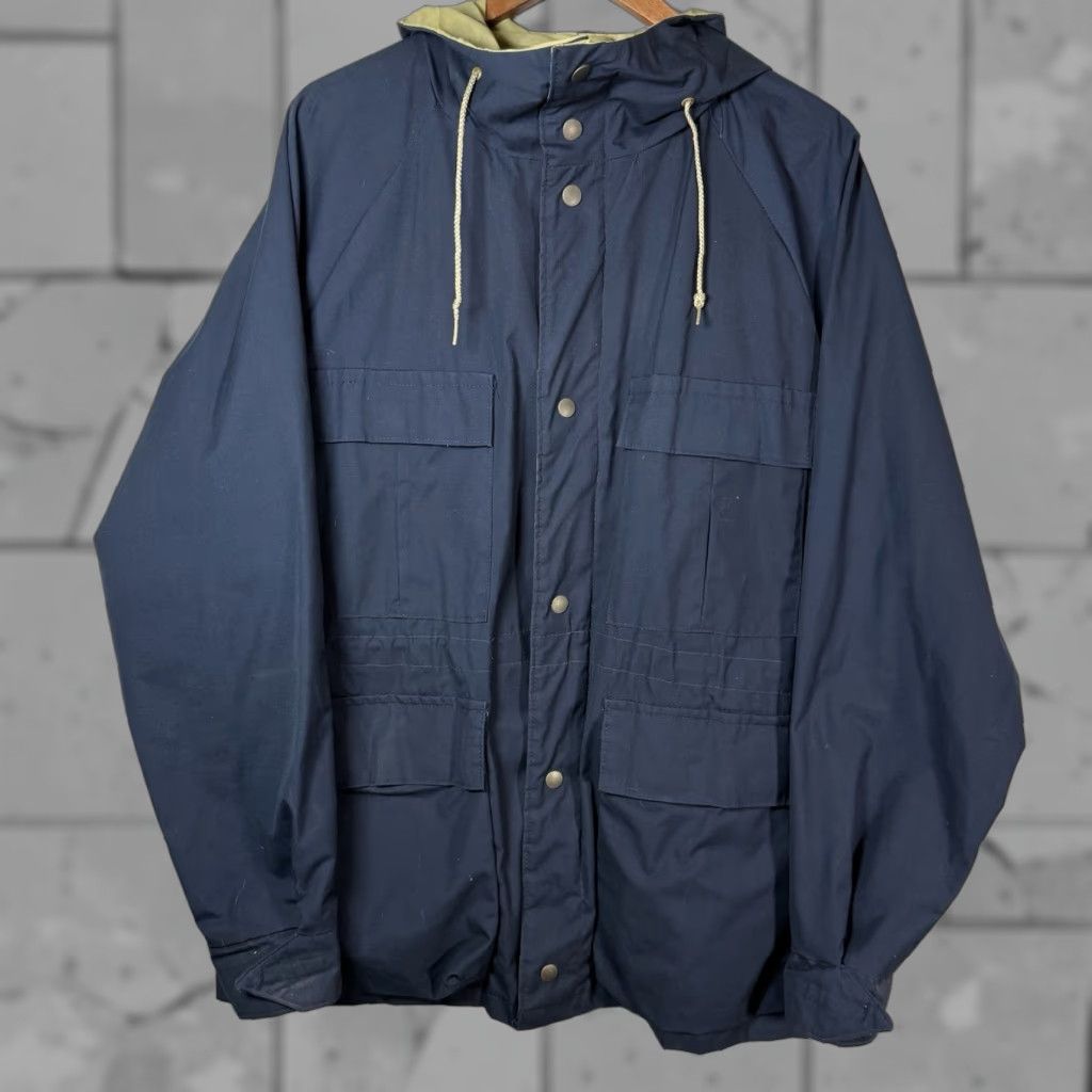 Vintage VINTAGE Carter’s H.W. Carter & Sons Hooded Coat Mens L Blue Casual Rain/Casual Hooded Polyester Coat (No N/A) Size US L / EU 52-54 / 3 - 1 Thumbnail