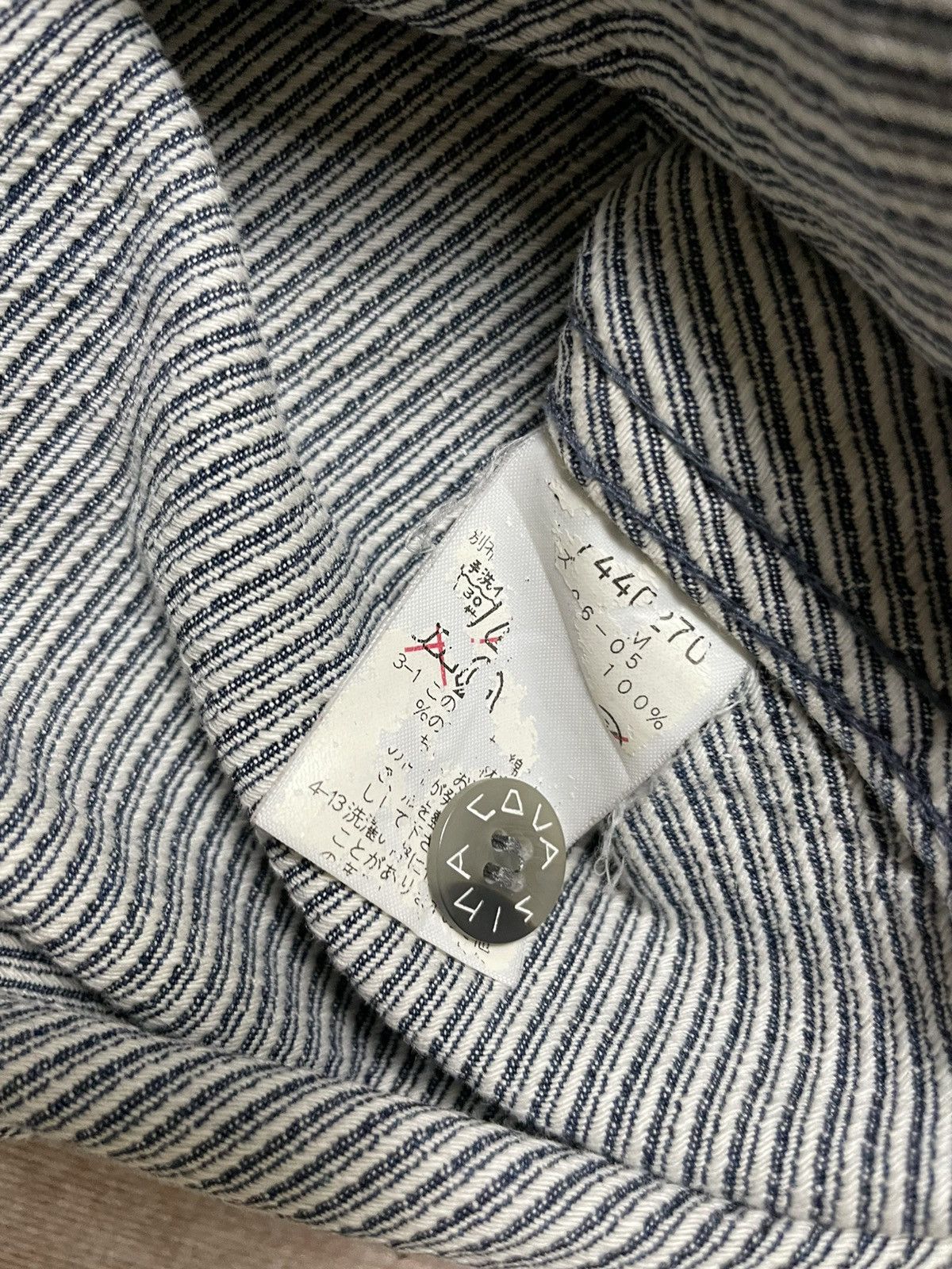 Designer × Japanese Brand Sina cova lupo di mare denim button up Size US XL / EU 56 / 4 - 8 Thumbnail