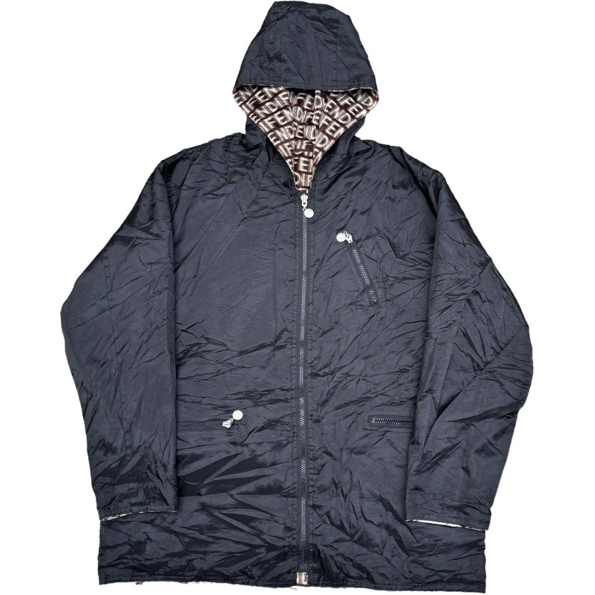 Fendi Vintage Fendi Zucca Motion Monogram Span Reversible Jacket Size US M / EU 48-50 / 2 - 8 Thumbnail
