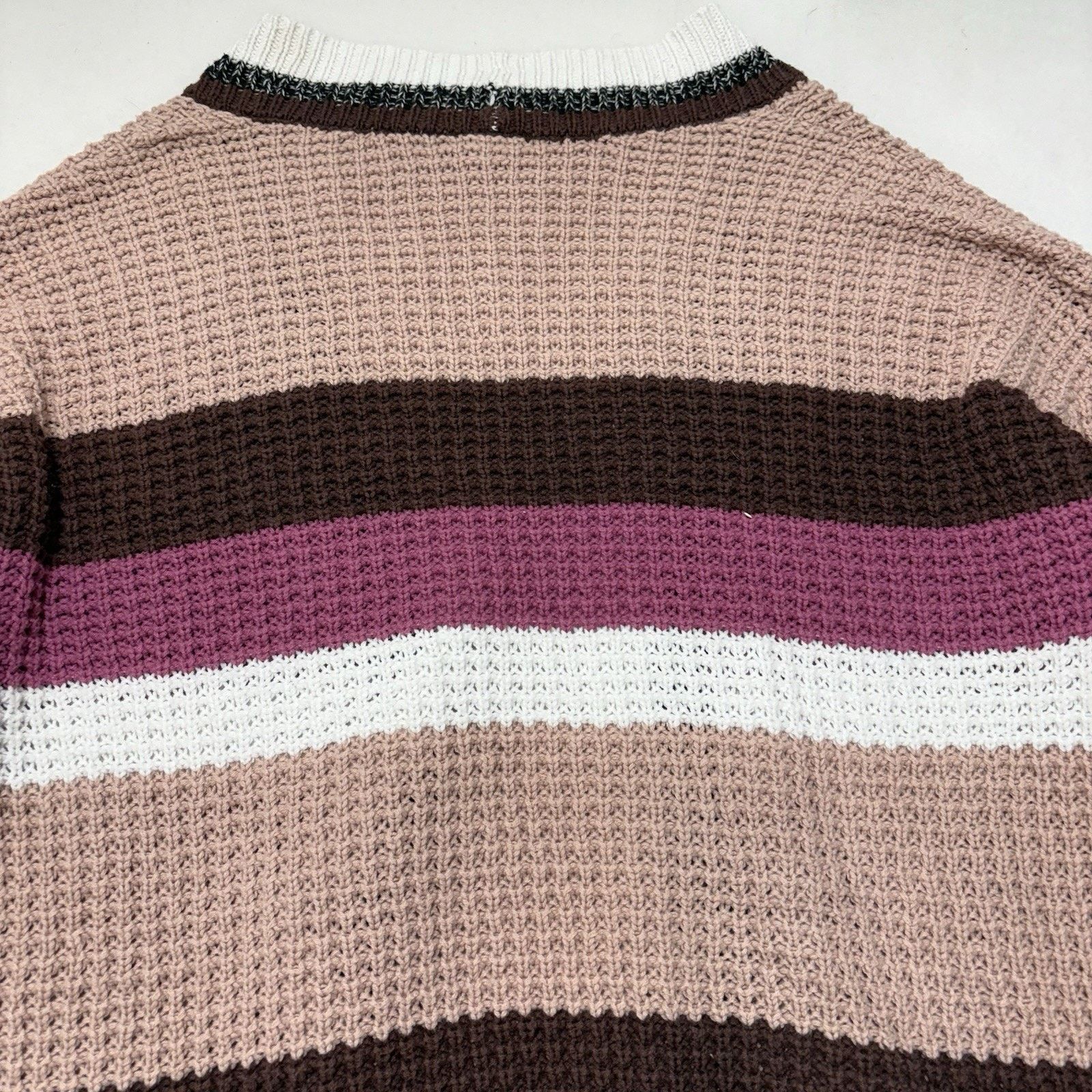 Other Torrid 1X Boyfriend Cardigan Open Front Sweater Pink Striped Size XL / US 12-14 / IT 48-50 - 11 Thumbnail