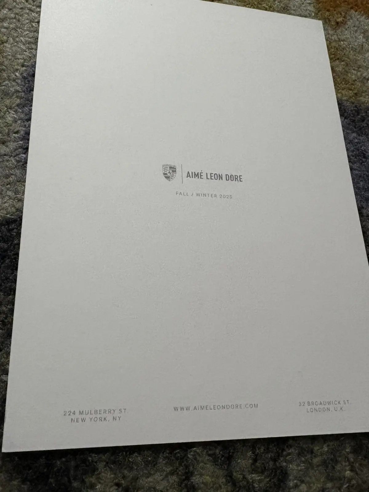 Aime Leon Dore × Porsche Design Aime Leon Dore x Porsche Postcard (Instore Exclusive) Size ONE SIZE - 2 Thumbnail
