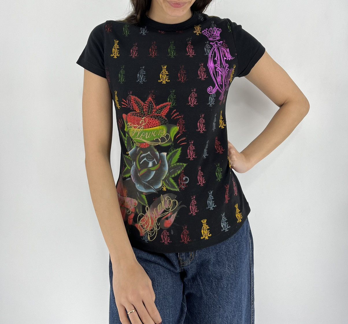 Affliction × Christian Audigier × Ed Hardy Ed Hardy Christian Audigier Affliction Made in USA Tshirt Size XL / US 12-14 / IT 48-50 - 2 Thumbnail