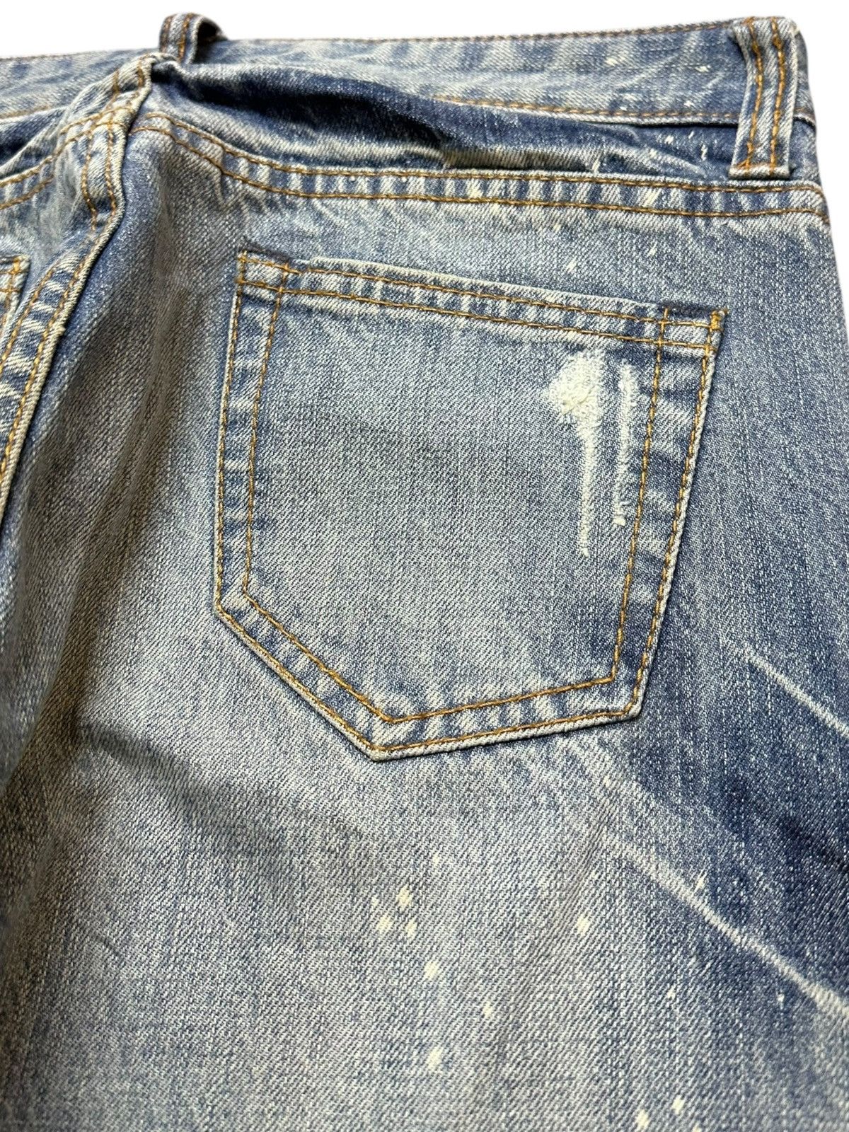 LOWRYS FARM Vintage Lowrys Farm Faded Grunge Slimfit Denim Size US 31 - 6 Thumbnail