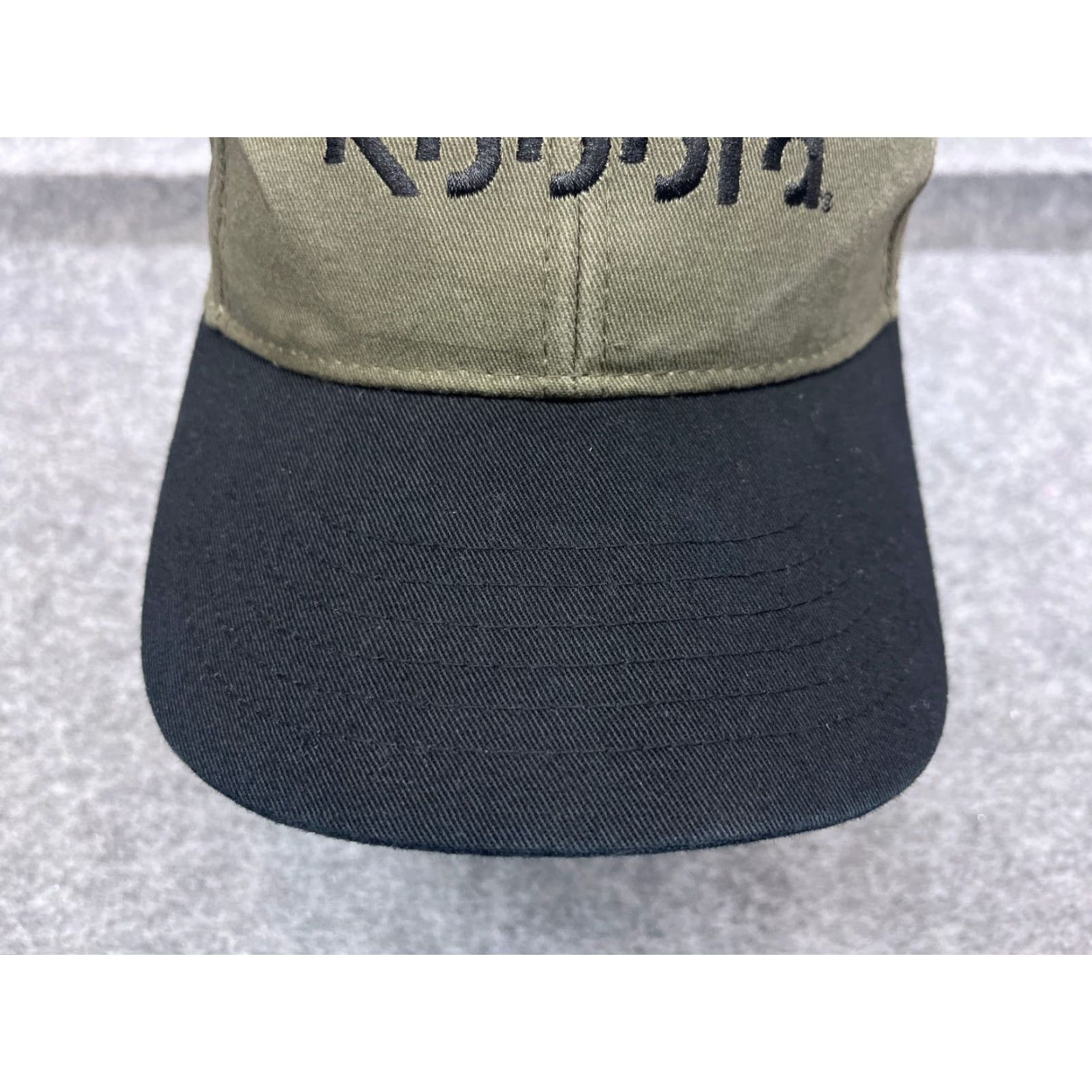 Equipment K-Products Kubota Hat Cap Strap Back Adult One Size Green Cotton Construction Equipment Baseball Cap Mens Size ONE SIZE - 3 Thumbnail