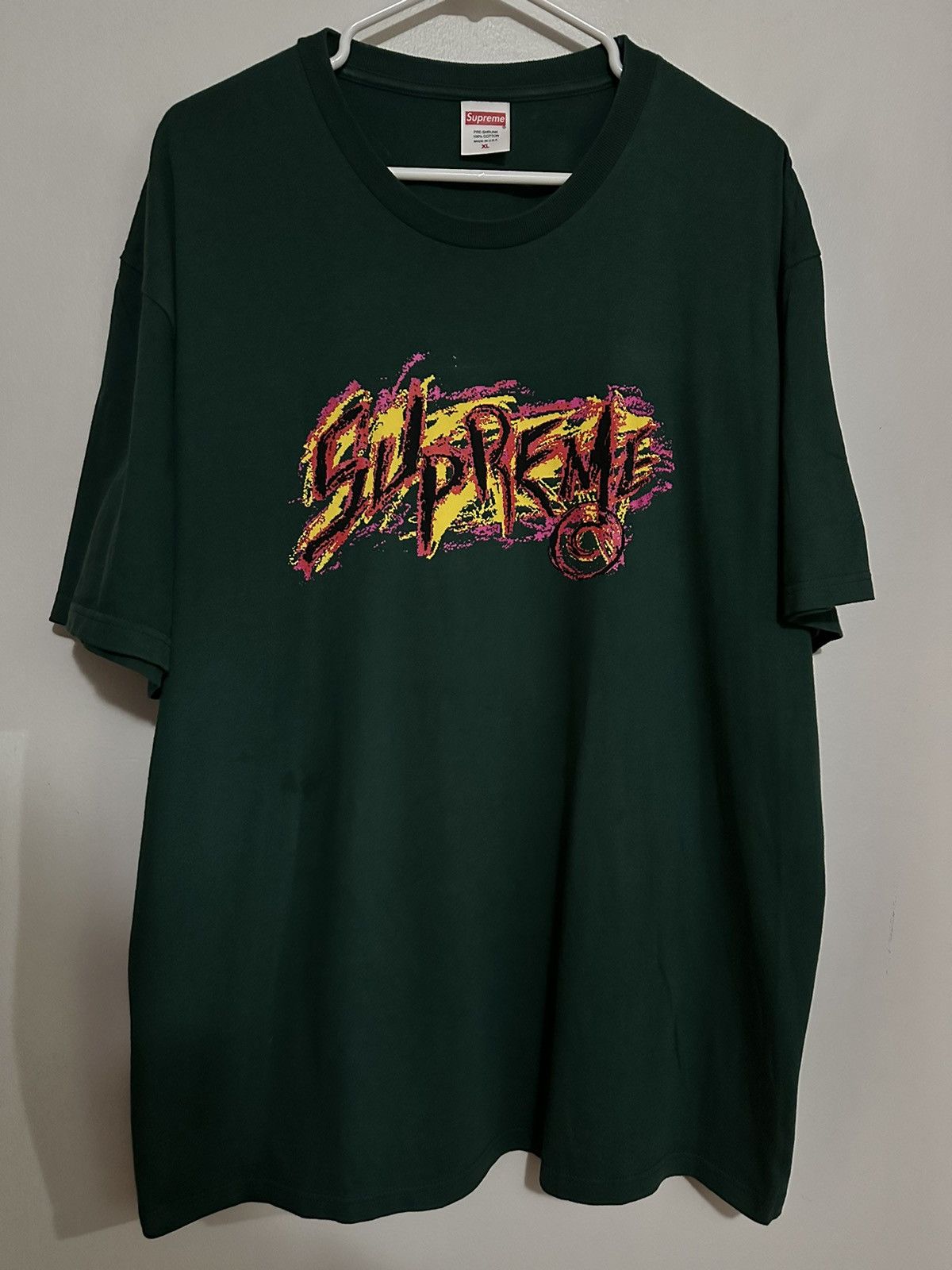 Supreme Supreme Scratch Tee Size US XL / EU 56 / 4 - 1 Thumbnail
