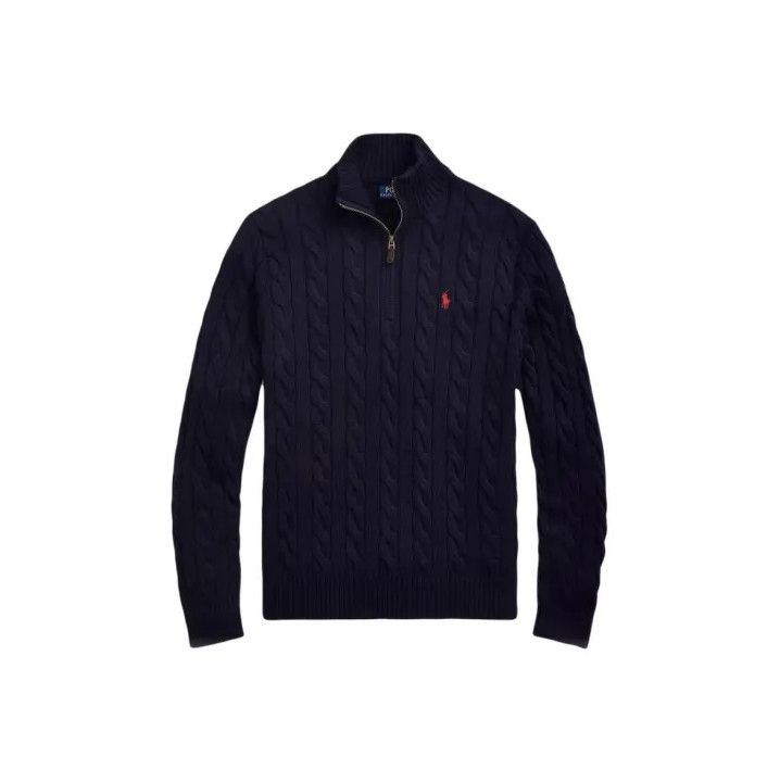 Polo Ralph Lauren Polo Ralph Lauren SS22 Half-Zip Cable Knit Sweater Size US M / EU 48-50 / 2 - 1 Thumbnail