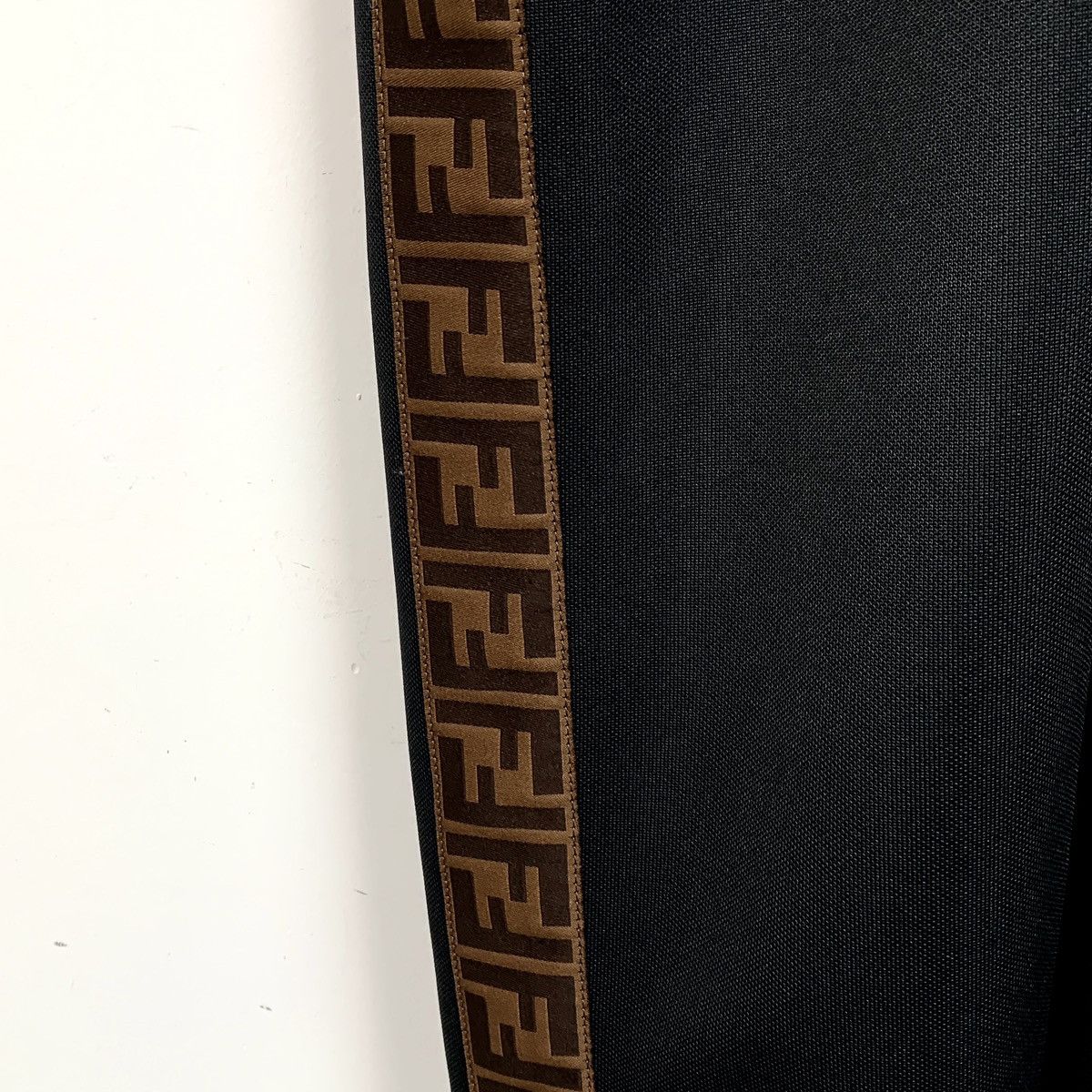 Fendi Fendi Black Monogram Side Spliced Short Sleeve Dress K26WX Size XS / US 0-2 / IT 36-38 - 4 Thumbnail