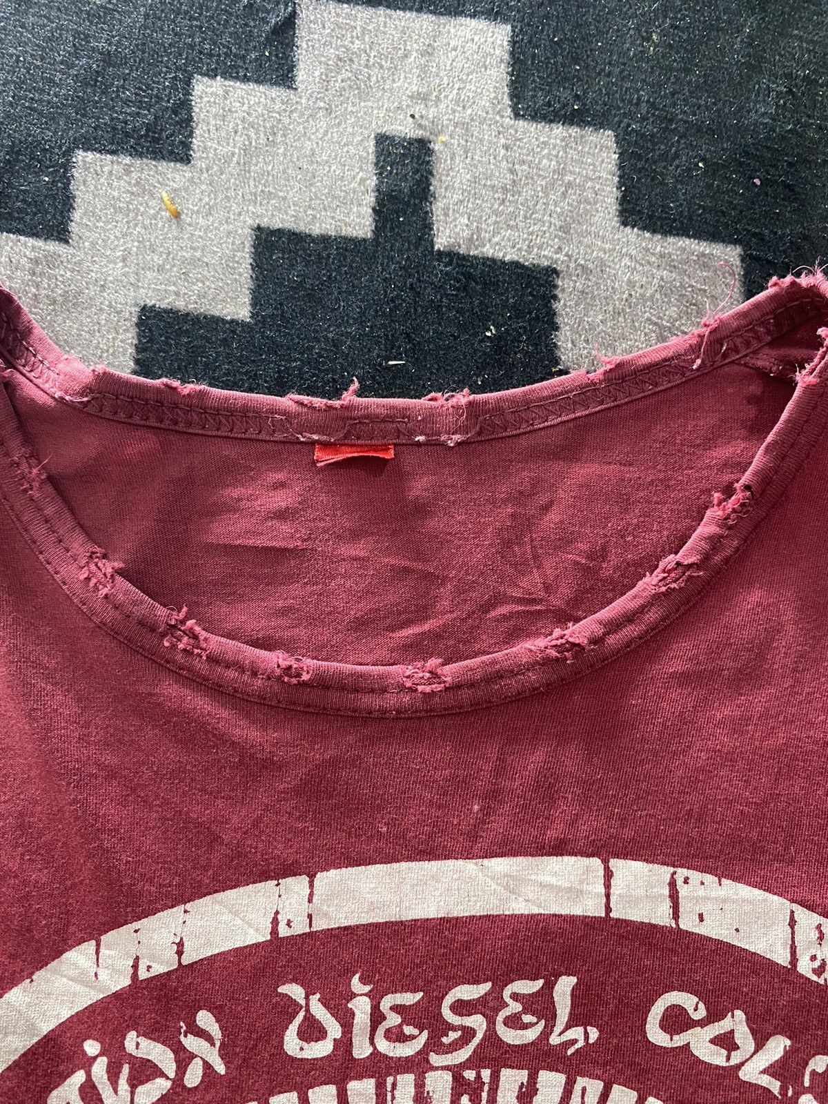 Diesel × Vintage 2000s diesel collection distressed tshirt Size US M / EU 48-50 / 2 - 8 Thumbnail