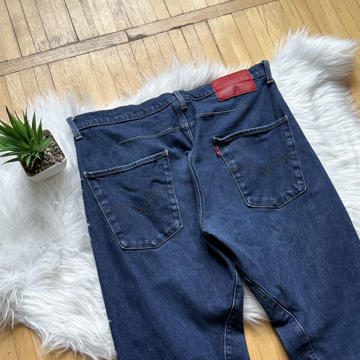Levi's 📌 Vintage 00s Levi's Engineered Y2K Regular Jeans Size US 33 - 13 Thumbnail