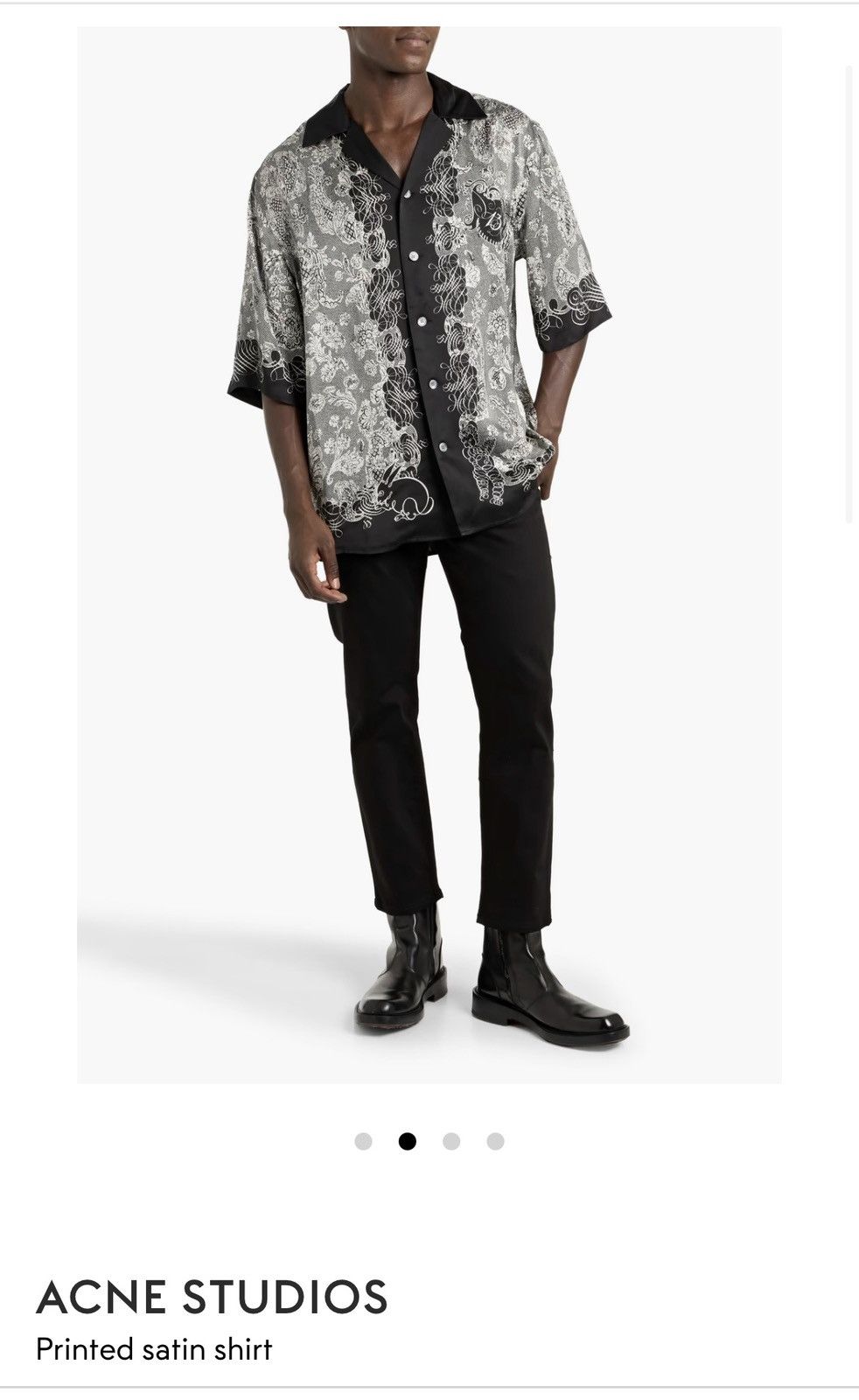 Acne Studios Printed shirt Size US M / EU 48-50 / 2 - 1 Thumbnail