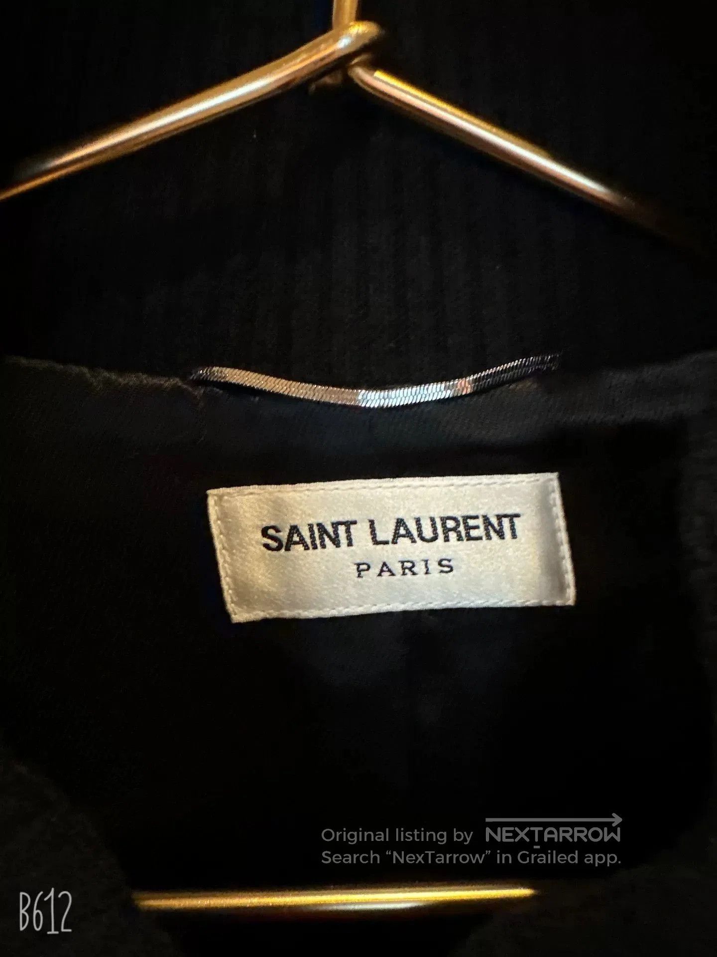 Saint Laurent Paris Saint Laurent Leather Sleeves Baseball Jacket. Size US M / EU 48-50 / 2 - 3 Thumbnail
