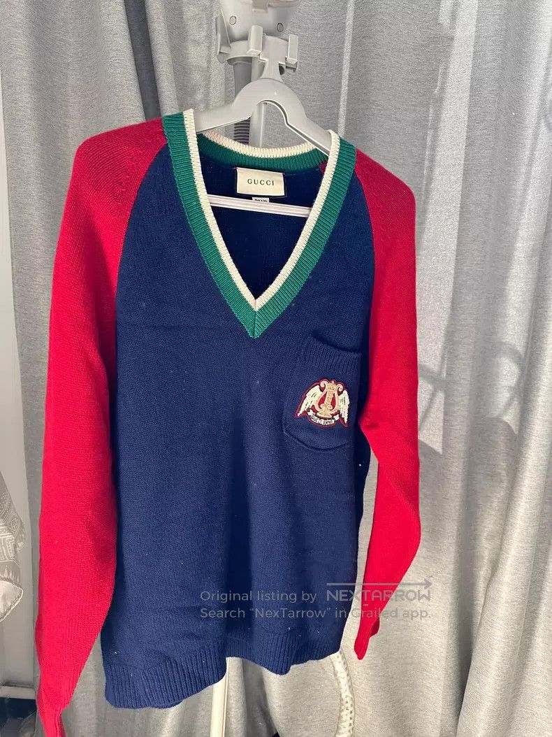 Gucci Gucci Logo logogo organ pullover sweater Size US M / EU 48-50 / 2 - 1 Thumbnail