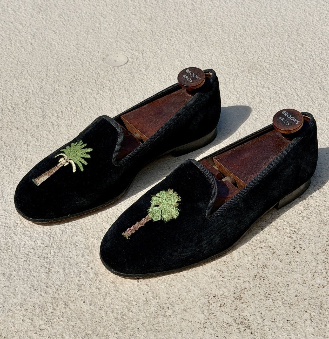 Stubbs & Wootton Stubbs & Wootton Formal Palm Beach Emblem Slip Ons Size US 8 / EU 41 - 9 Thumbnail