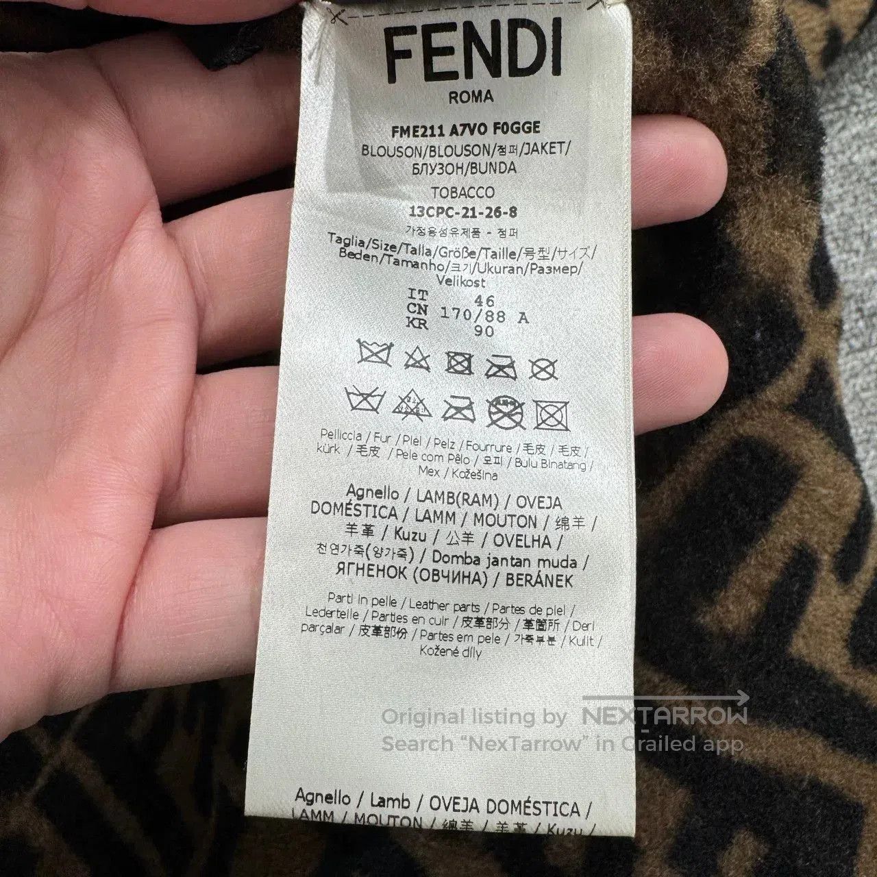 Fendi Fendi Reversible Leather and Fur Coat. Size US L / EU 52-54 / 3 - 6 Thumbnail