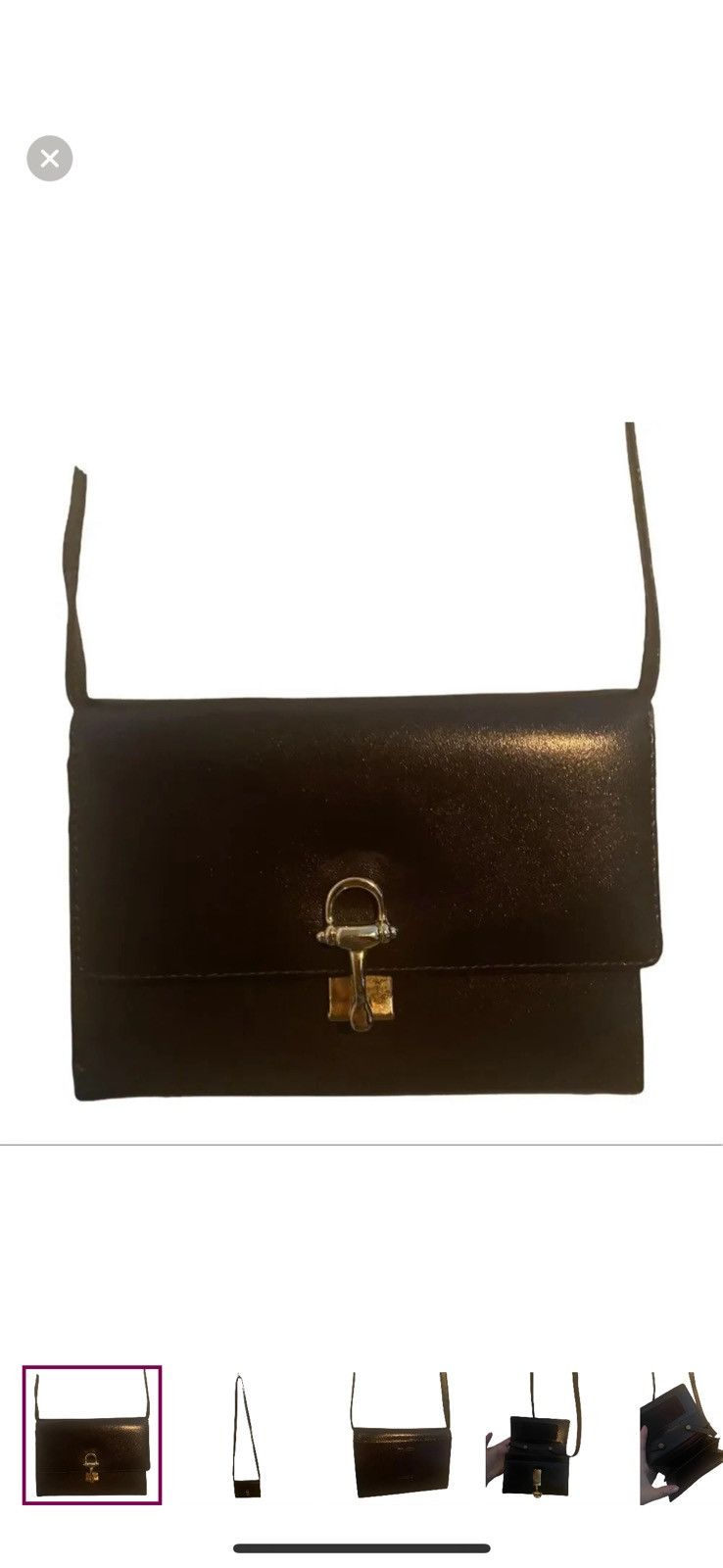 Vera Pelle Brand new Vera Pelle Italian leather horsebit bag Size ONE SIZE - 1 Thumbnail