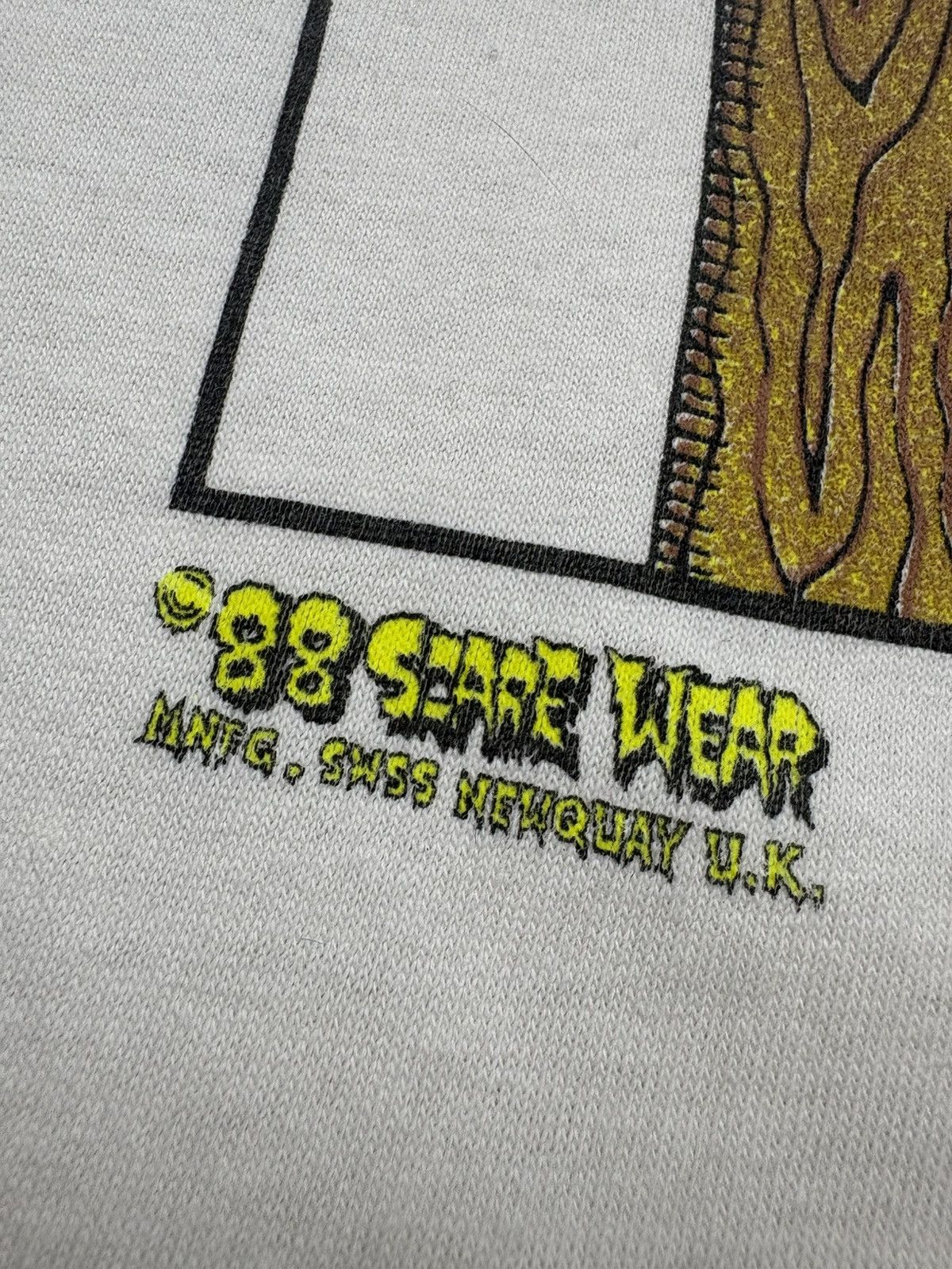 Vintage 1988 Scare Wear The Face Plant Skate Punk Gonzales Tee VTG Size US XL / EU 56 / 4 - 13 Thumbnail