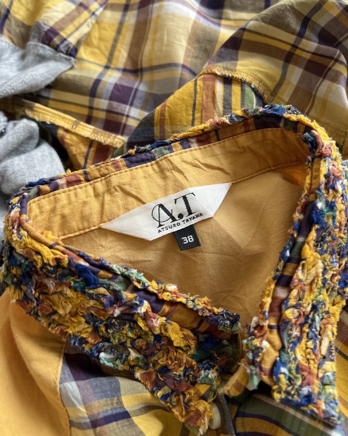 ATSURO TAYAMA × Yohji Yamamoto A/T ATSURO TAYAMA PATCHWORK SHIRT Size S / US 4 / IT 40 - 11 Thumbnail
