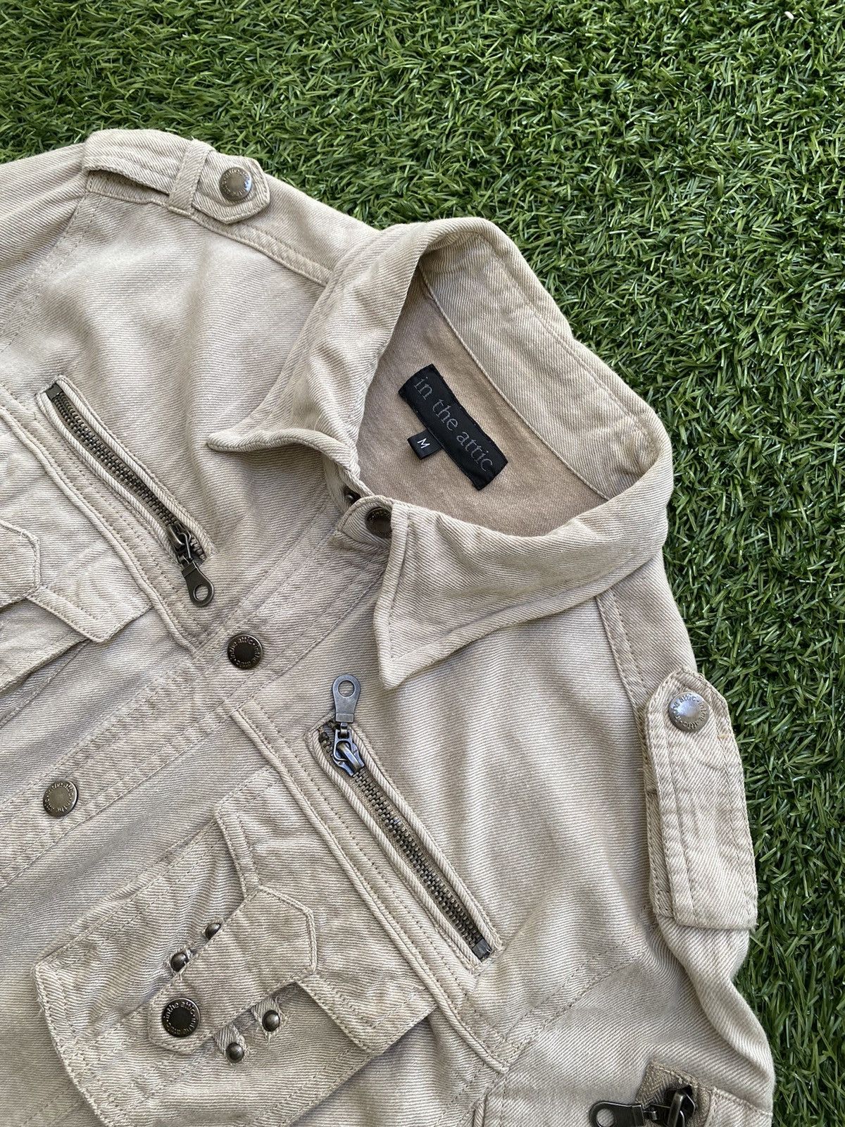 In The Attic Archive🔥 Vintage In The Attic Tactical Multi-pocket Shirts Size US M / EU 48-50 / 2 - 8 Thumbnail