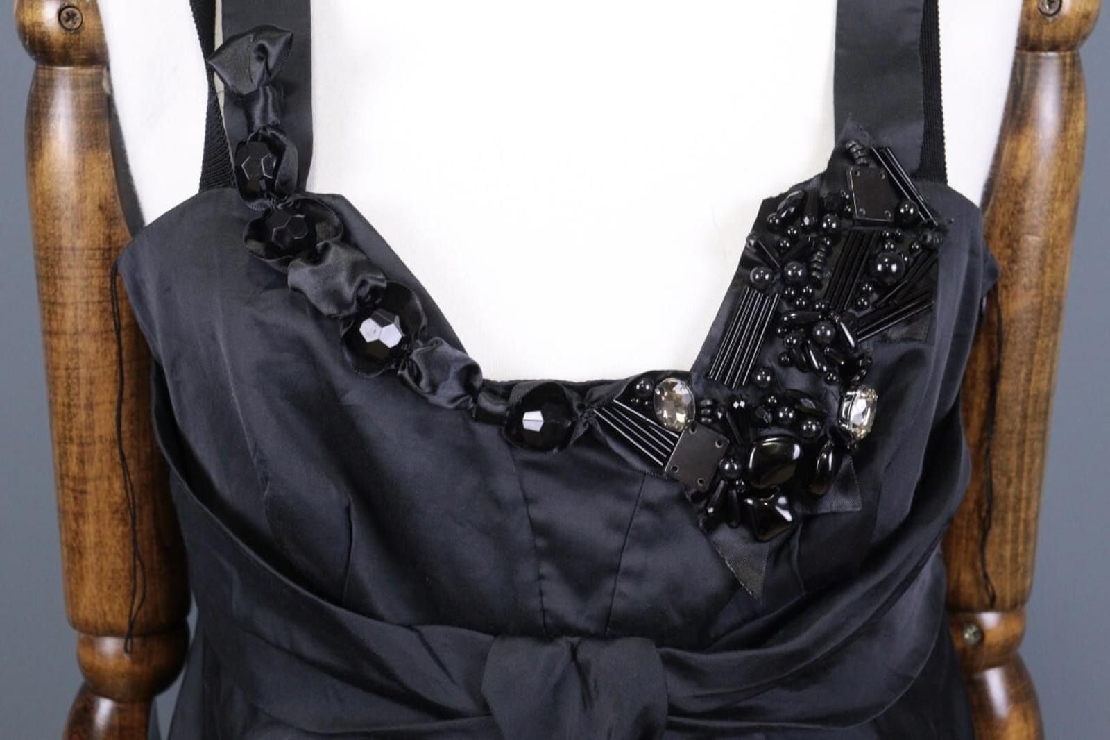 Polo Ralph Lauren Laurel by Escada Black Sleeveless Tank Evening Dress Size 40 Size M / US 6-8 / IT 42-44 - 5 Thumbnail