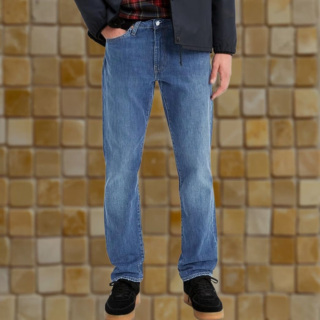 Levi's Levi's 541 Athletic Jeans Blue 48 30 Regular Fit Denim Stretch 5-Pocket Zip Men’s Leather Logo 500 Series Vintage No Size US 32 / EU 48 - 1 Preview