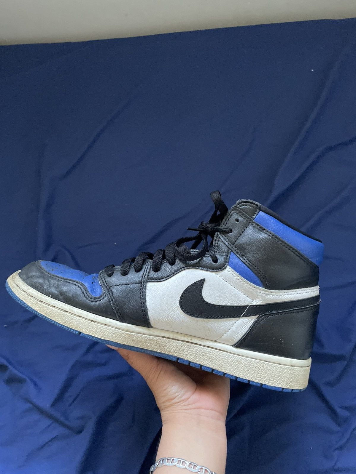 Jordan Brand Jordan 1s royal toe blues Size US 10.5 / EU 43-44 - 4 Thumbnail