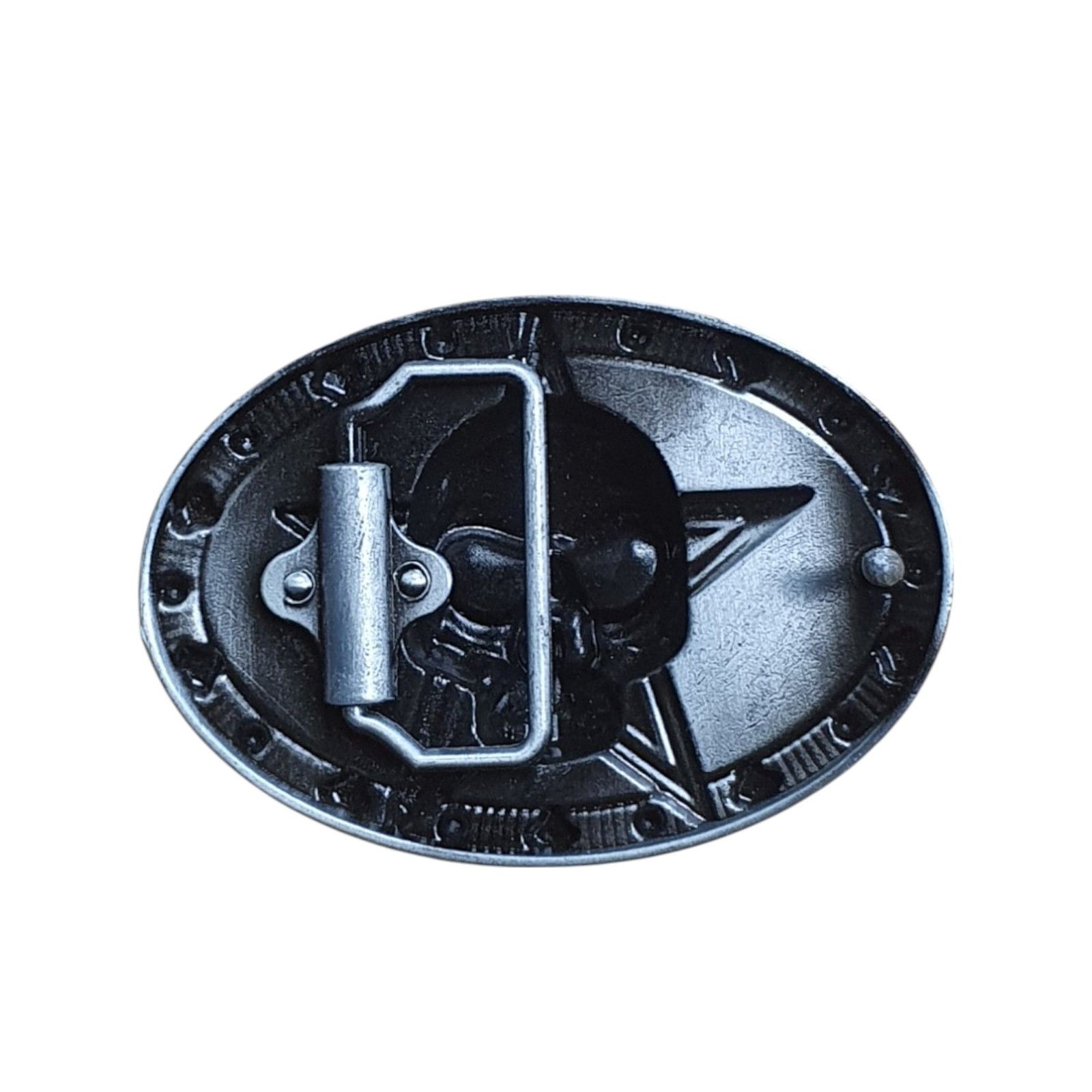 Vintage Skull Rider Biker Belt Buckle Size ONE SIZE - 2 Thumbnail